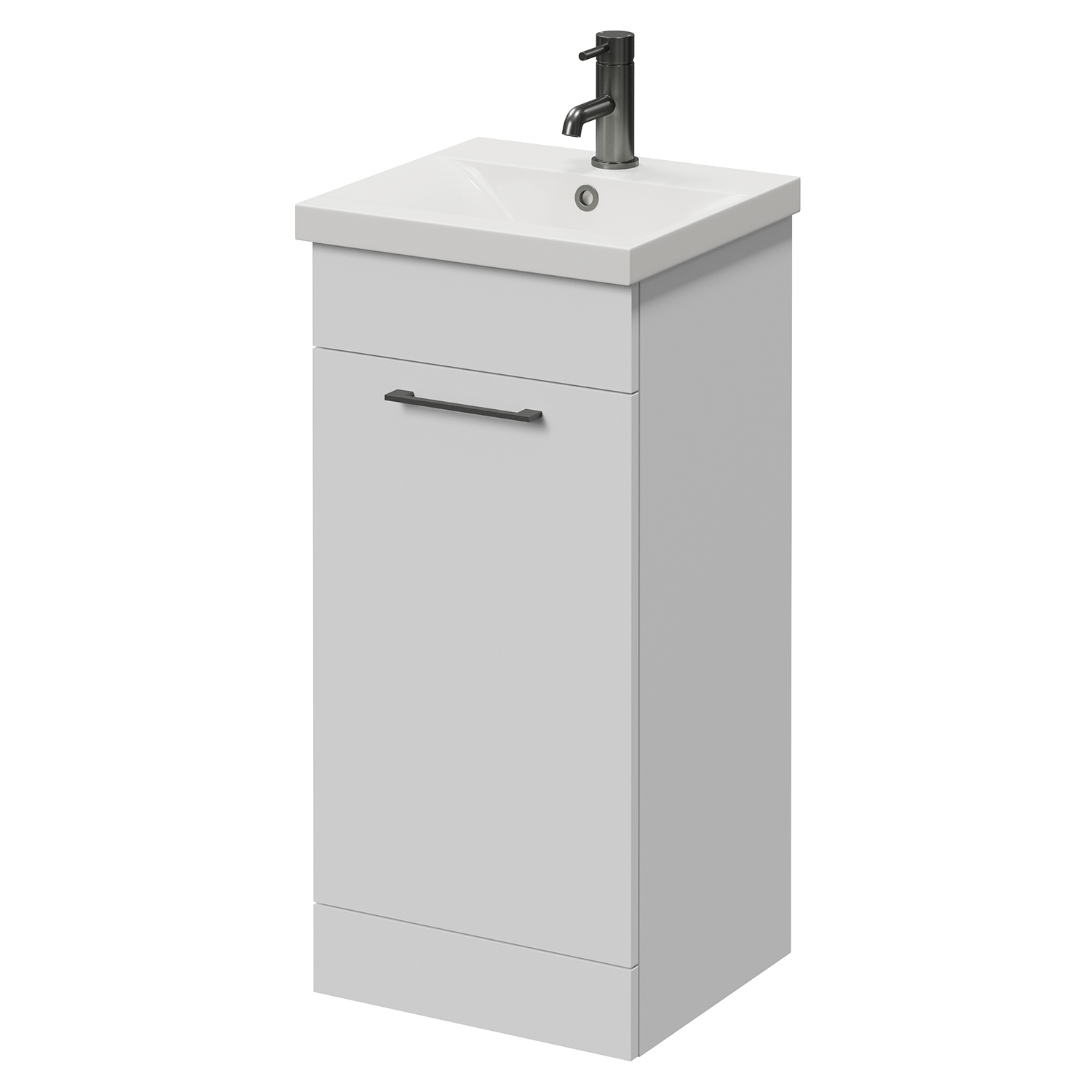 Napoli 390 Single Door Vanity Unit with Glide Basin