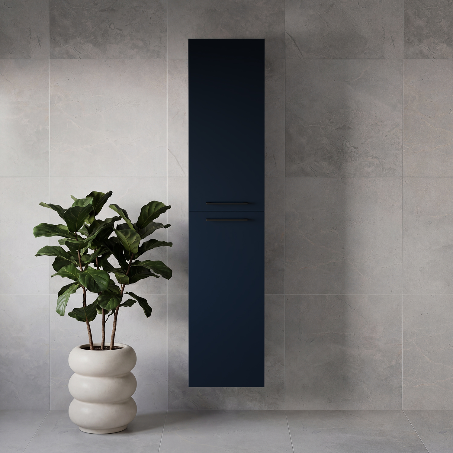 Napoli Wall Mounted 2 Door Storage Unit