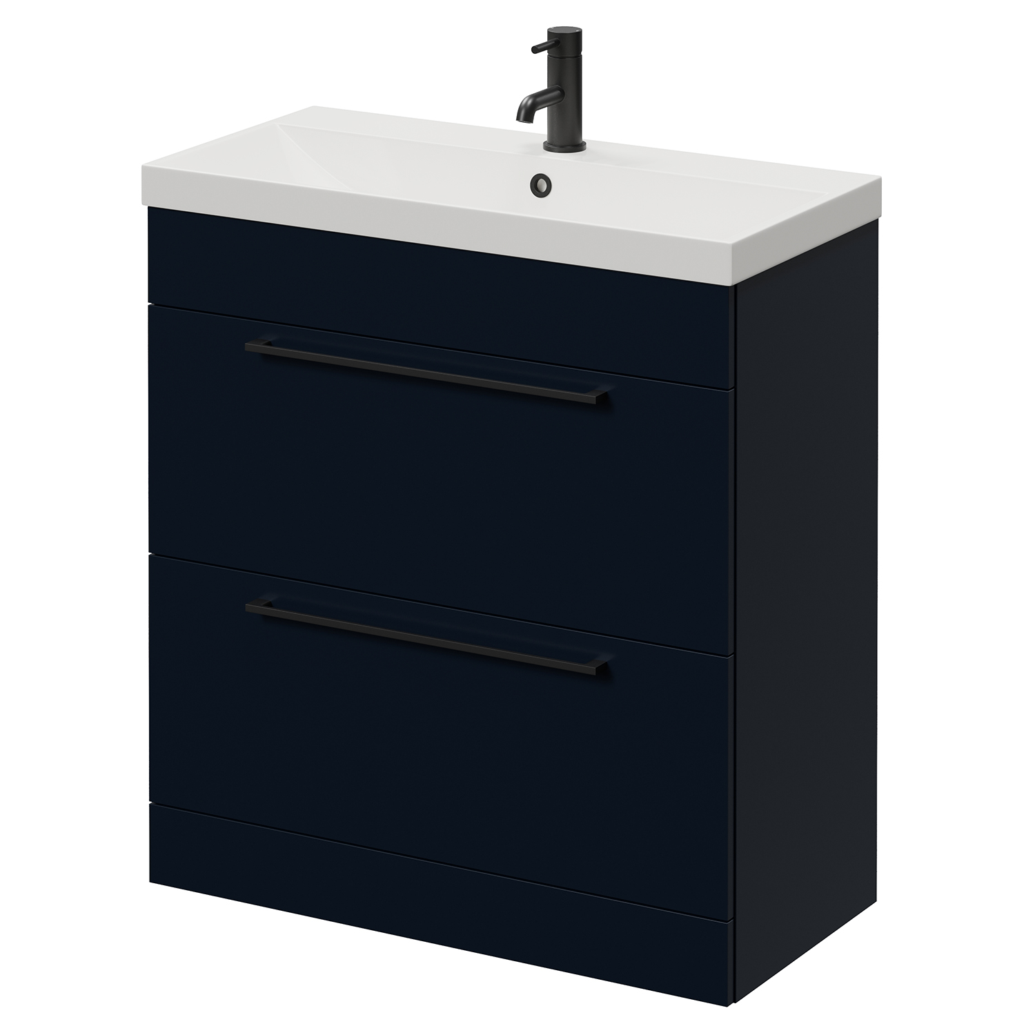 Napoli 390 2 Drawer Vanity Unit with Rimini Basin