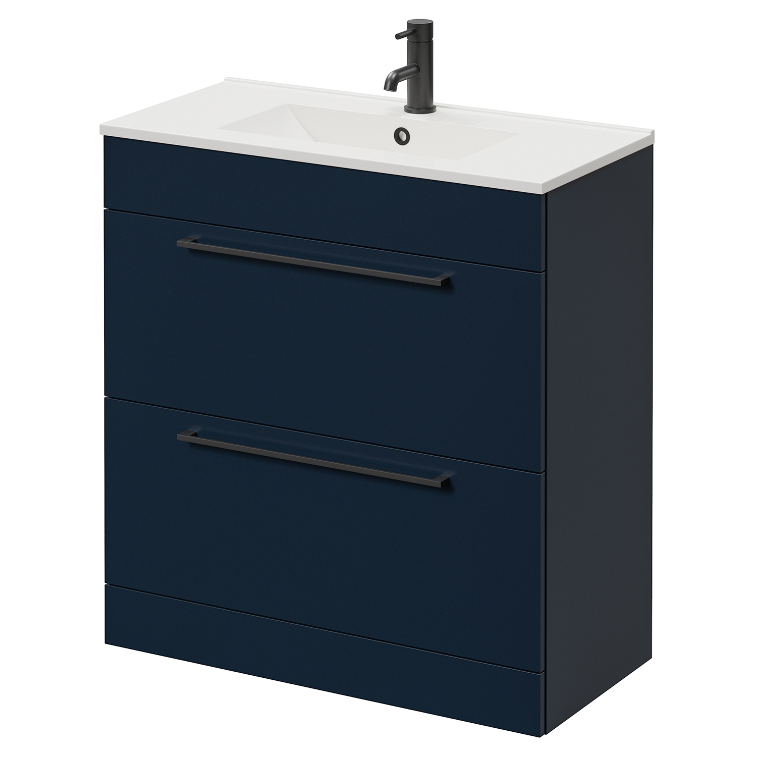 Napoli 390 2 Drawer Vanity Unit with Angel Basin