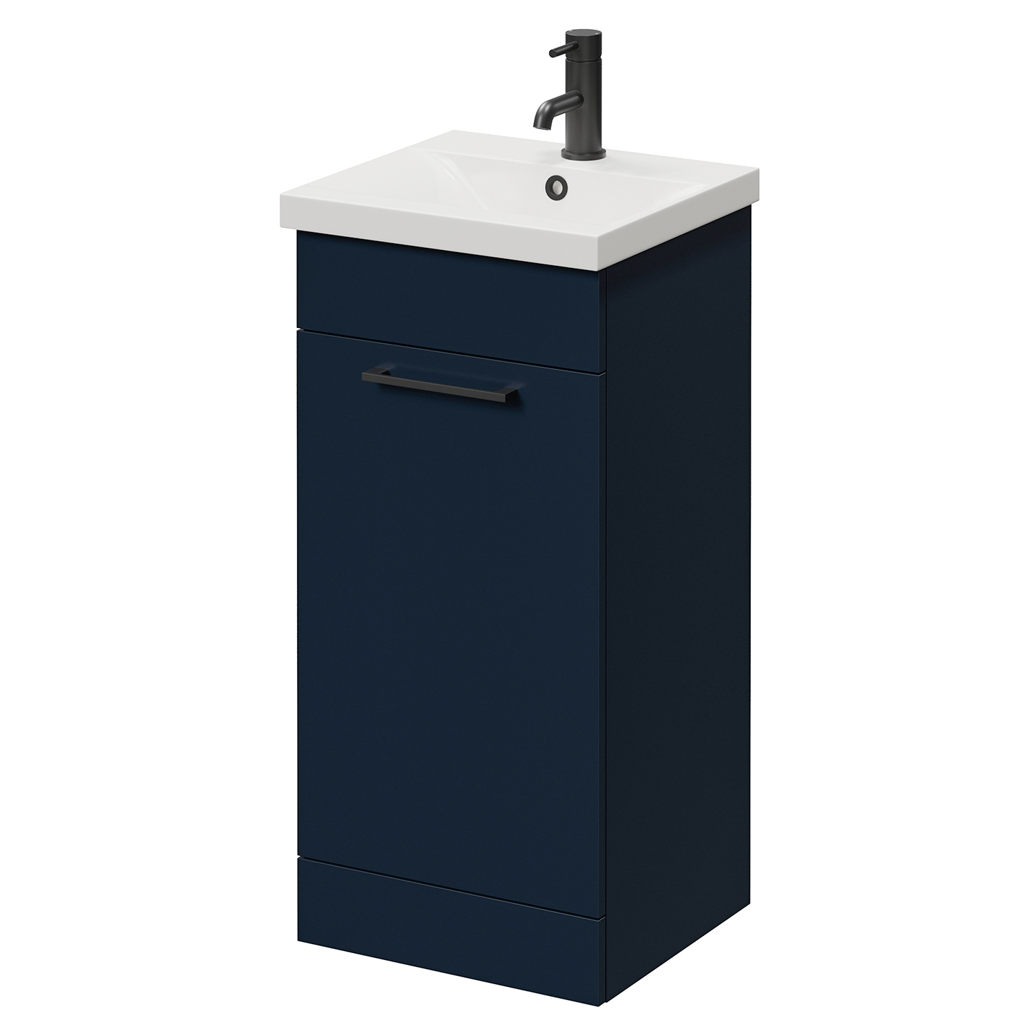 Napoli 390 Single Door Vanity Unit with Glide Basin