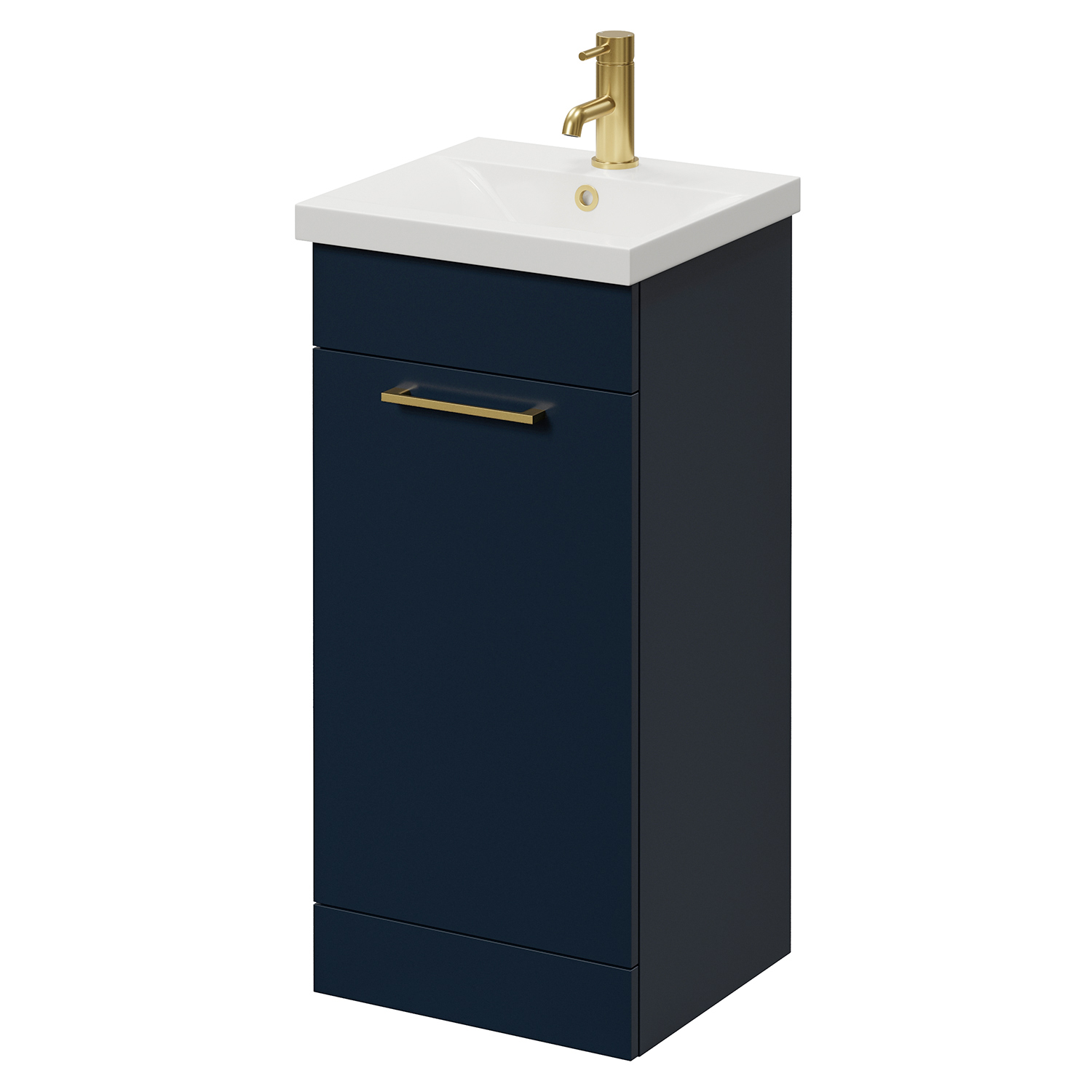 Napoli 390 Single Door Vanity Unit with Glide Basin