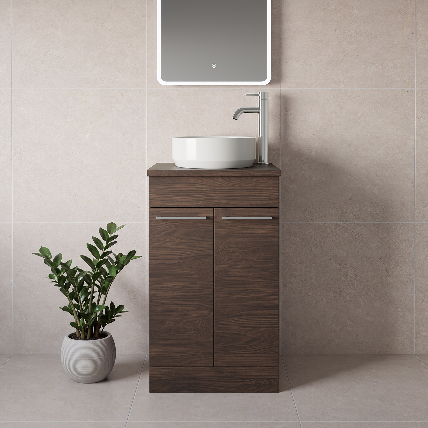 Napoli 390 2 Door Vanity Unit for Countertop Basins