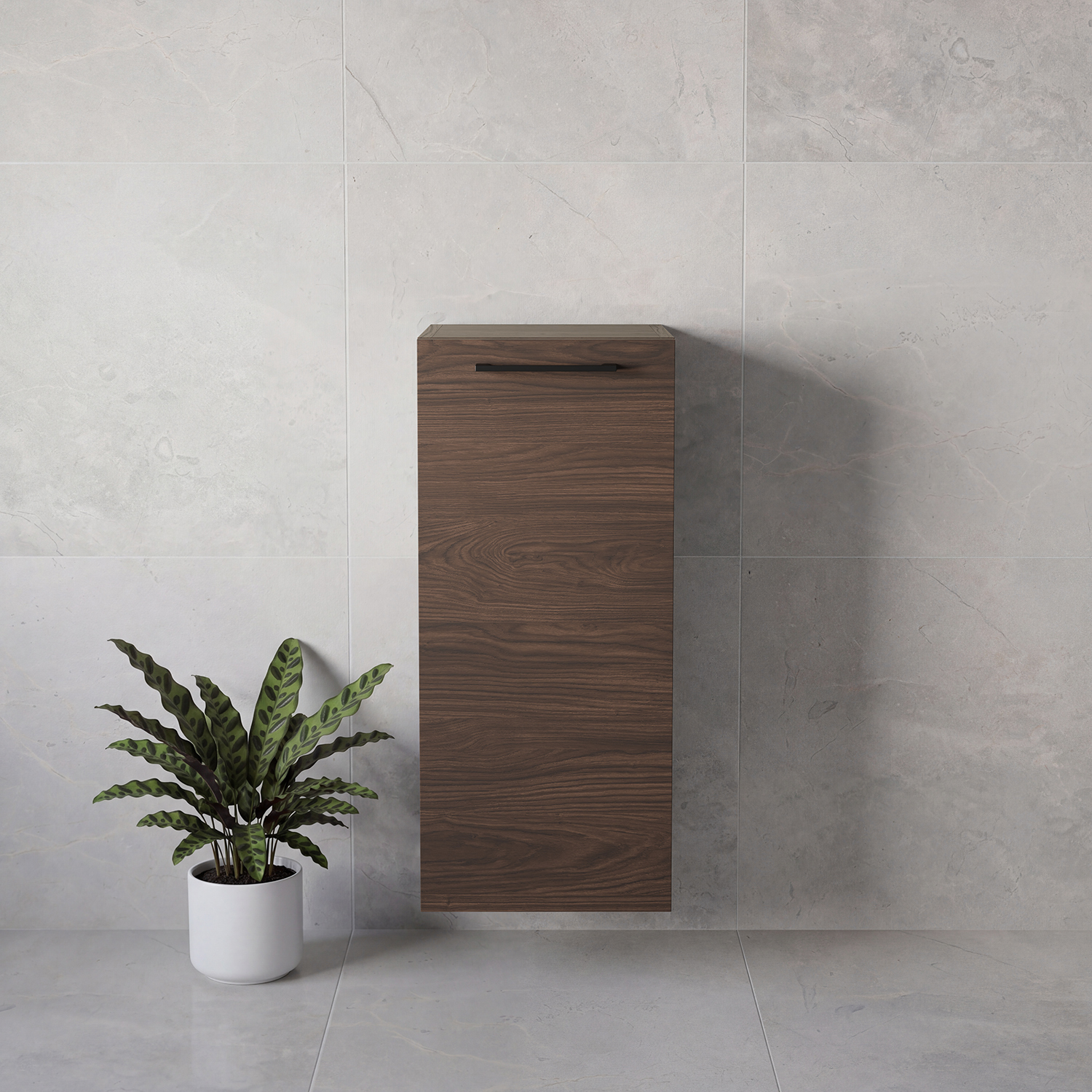 Napoli Wall Mounted Single Door Side Cabinet