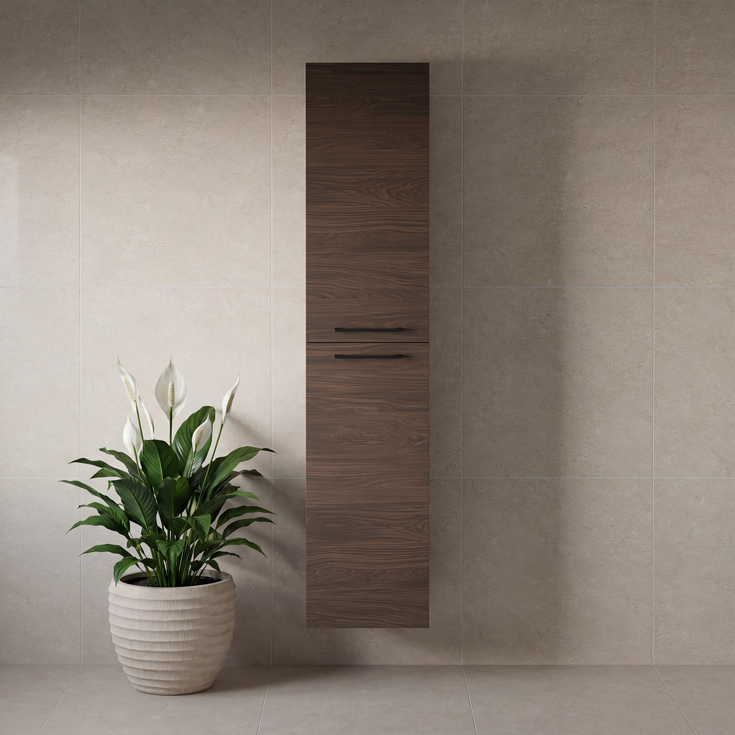 Napoli Wall Mounted 2 Door Storage Unit