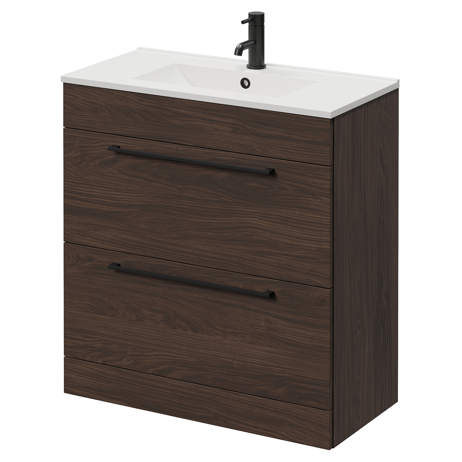 Napoli 390 2 Drawer Vanity Unit with Angel Basin