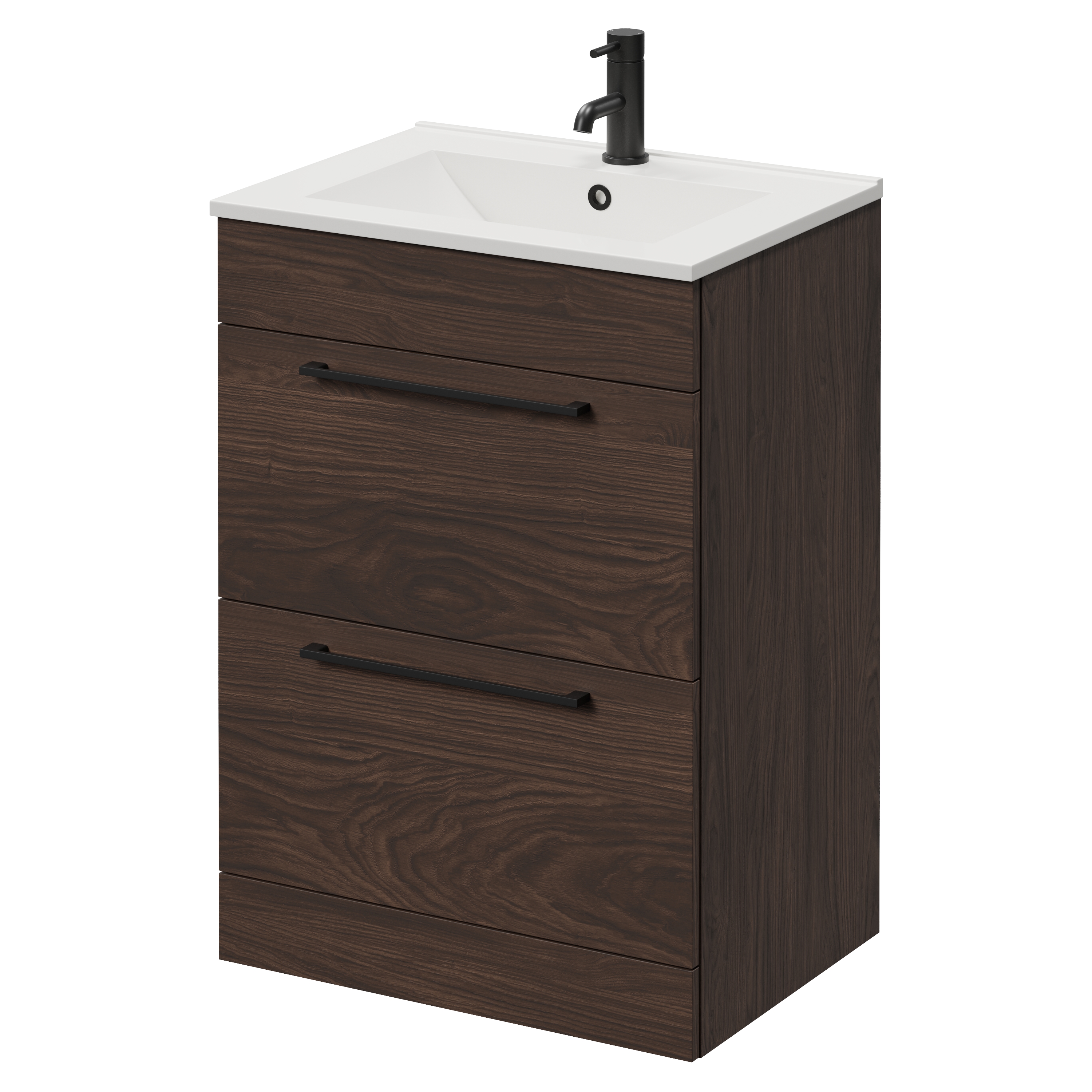 Napoli 460 2 Drawer Vanity Unit with Angel Basin