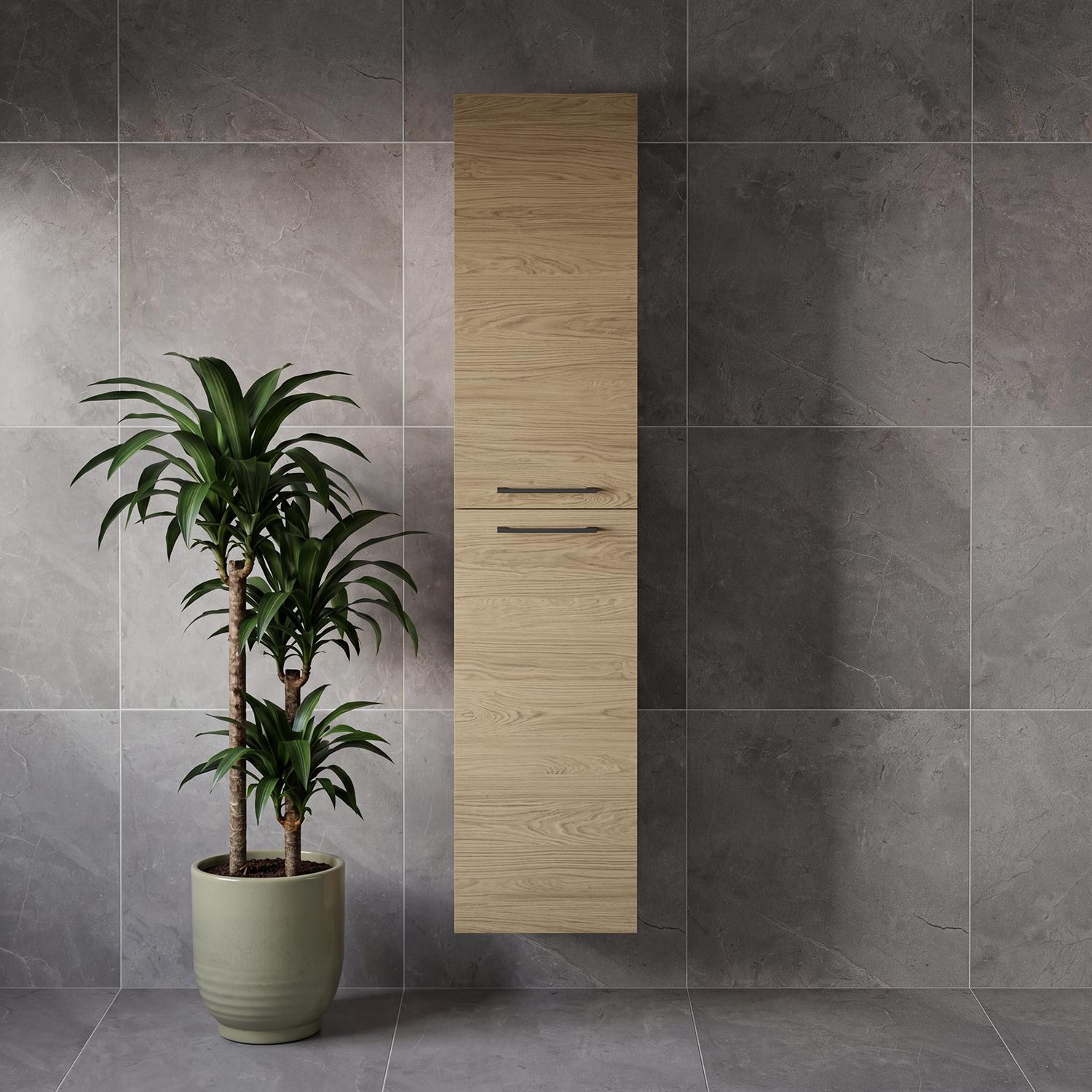 Napoli Wall Mounted 2 Door Storage Unit
