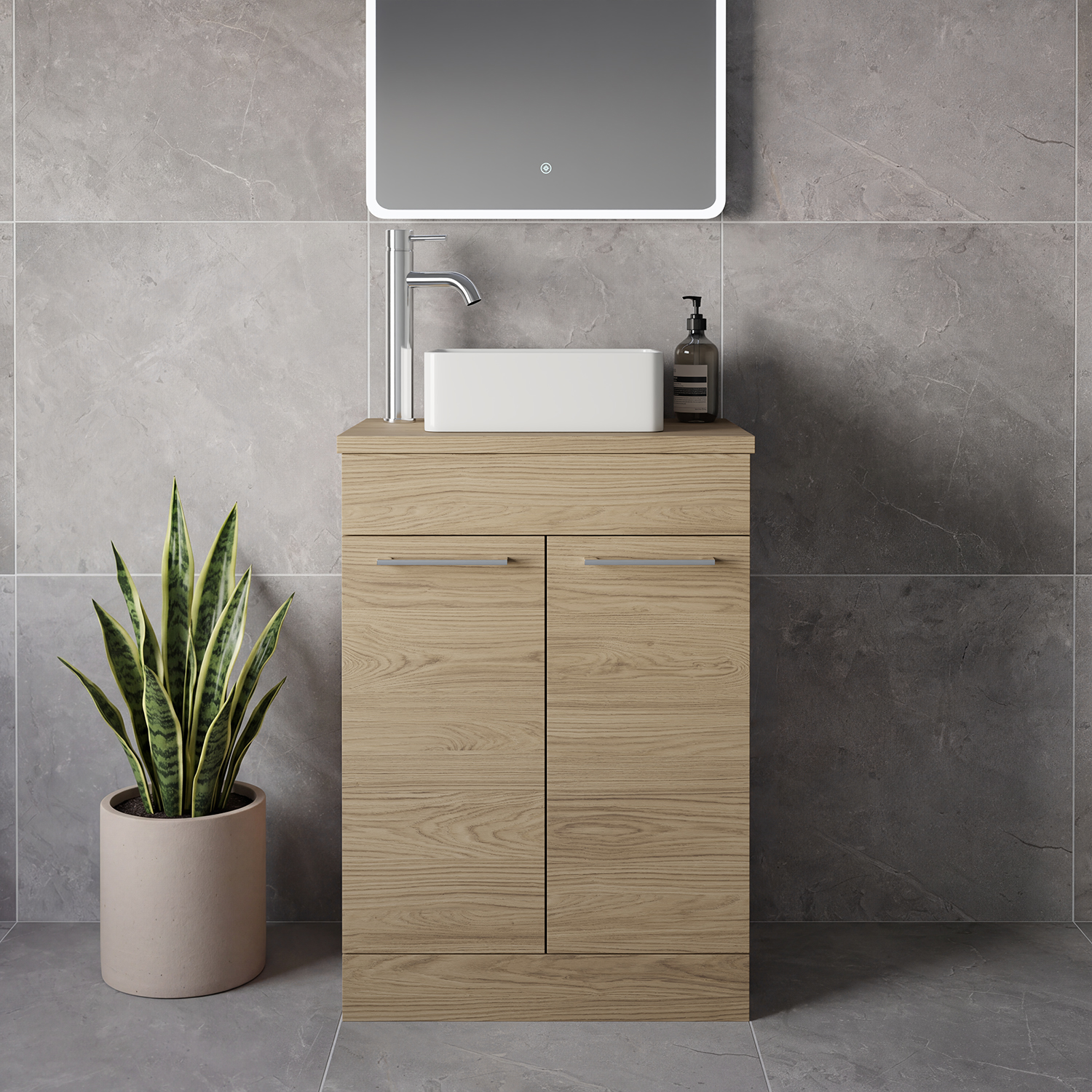 Napoli 390 2 Door Vanity Unit for Countertop Basins