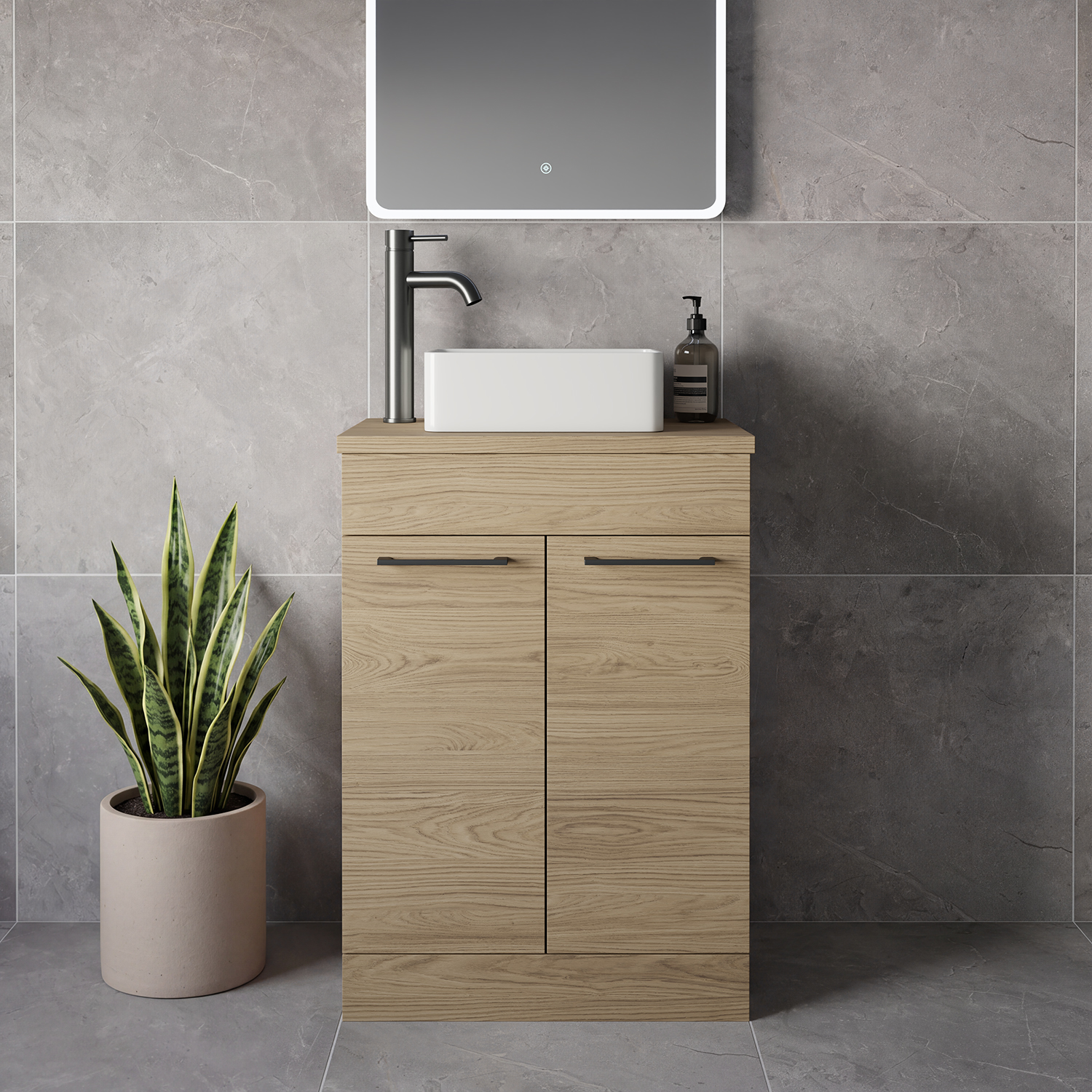 Napoli 390 2 Door Vanity Unit for Countertop Basins