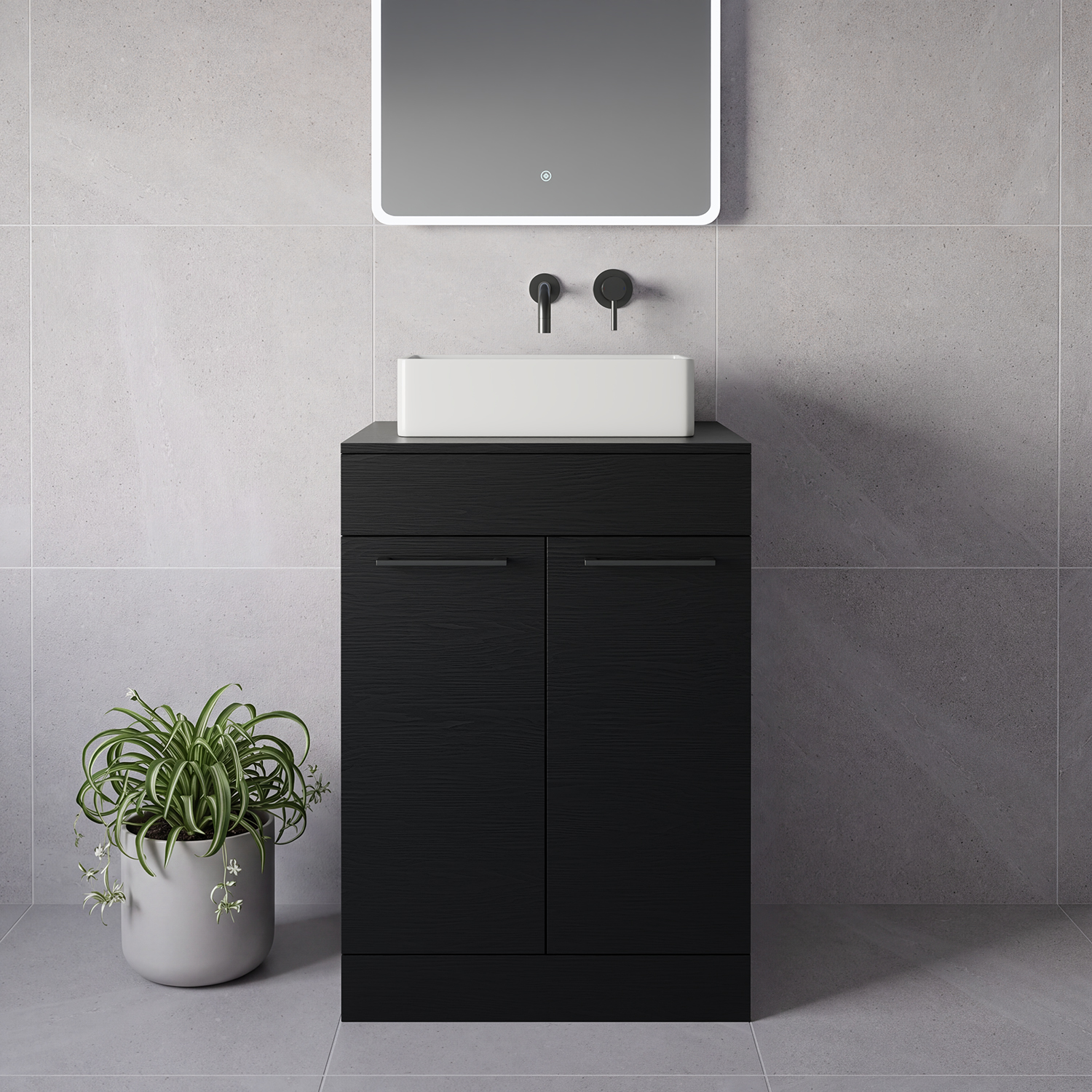 Napoli 460 2 Door Vanity Unit for Countertop Basins