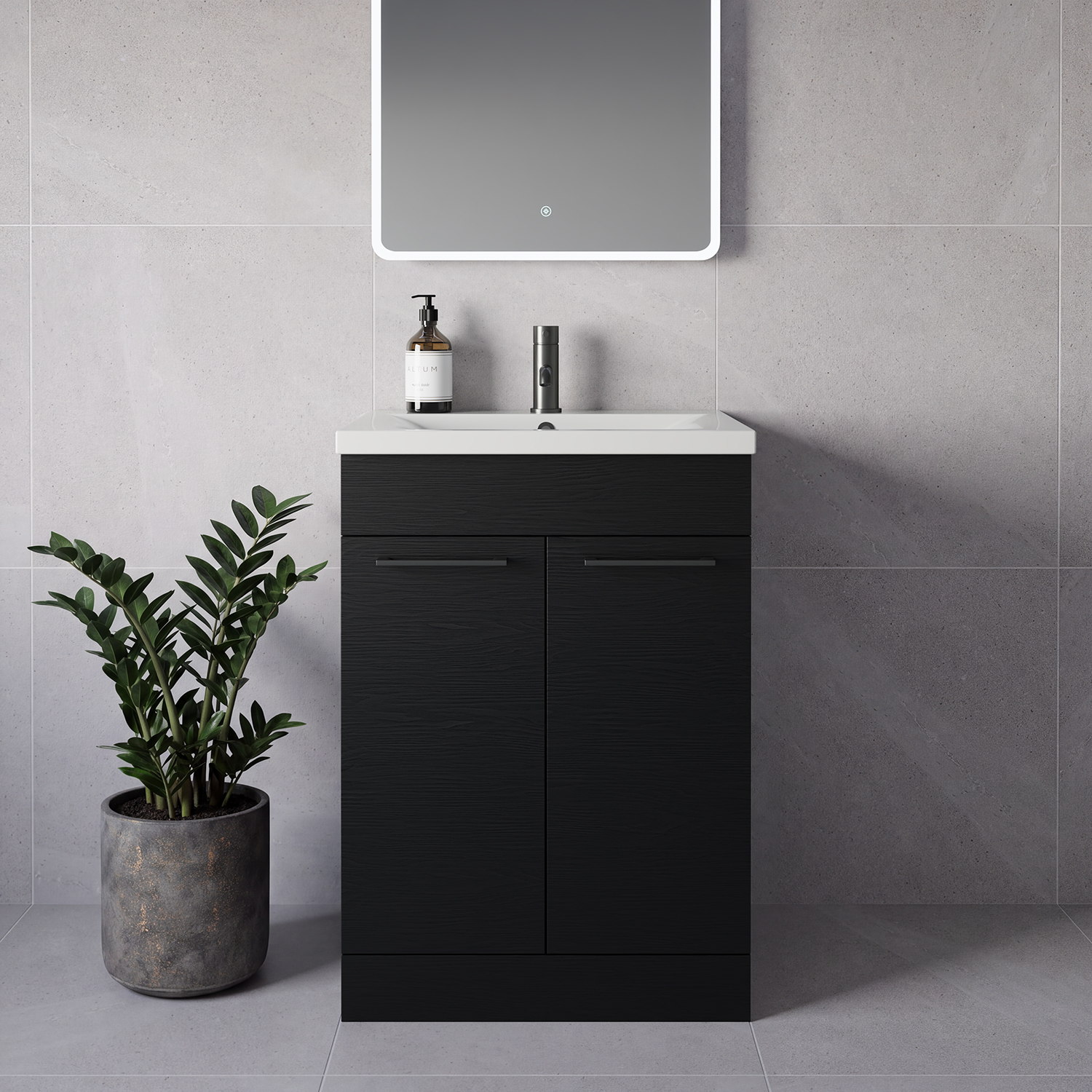 Napoli 460 2 Door Vanity Unit with Glide Basin