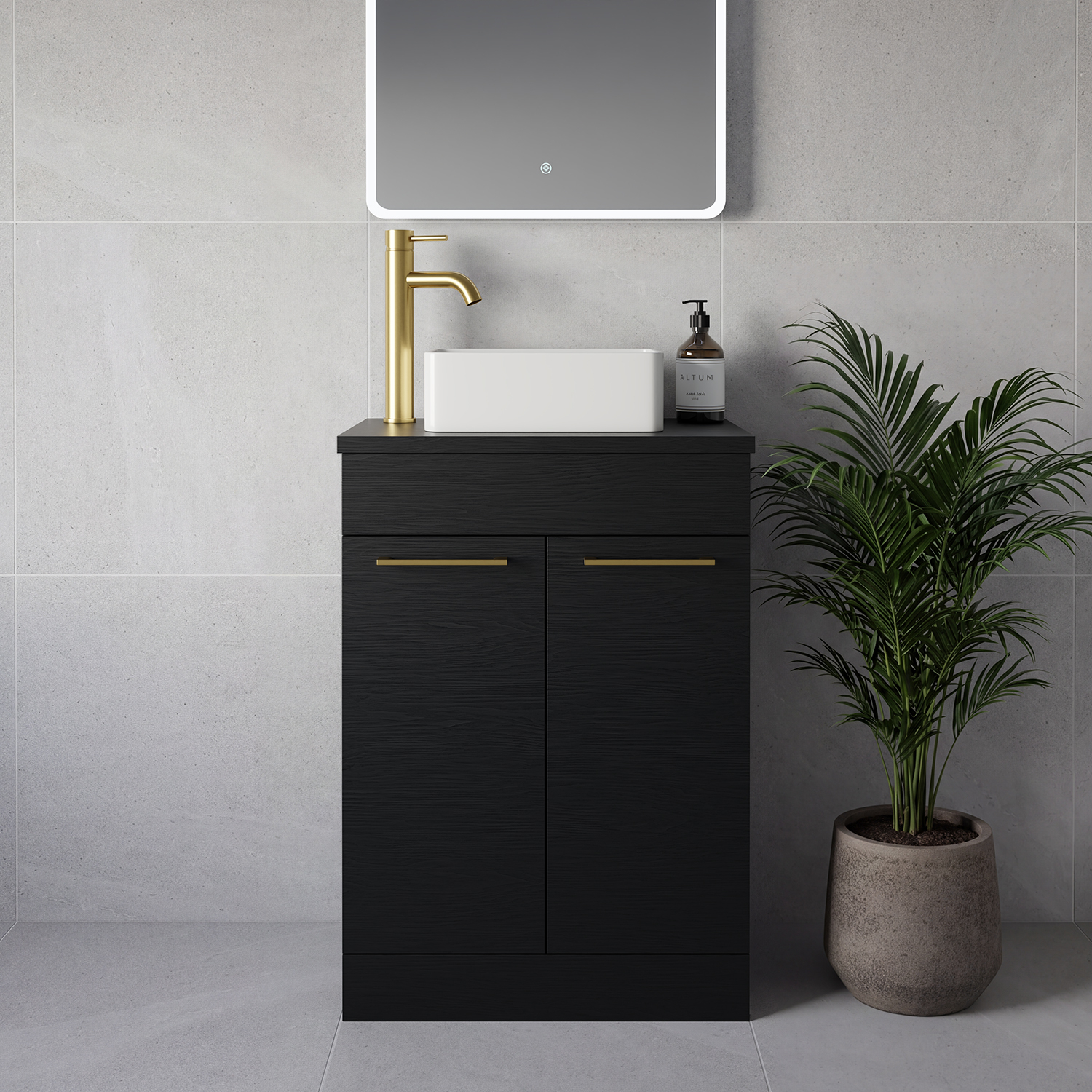 Napoli 390 2 Door Vanity Unit for Countertop Basins