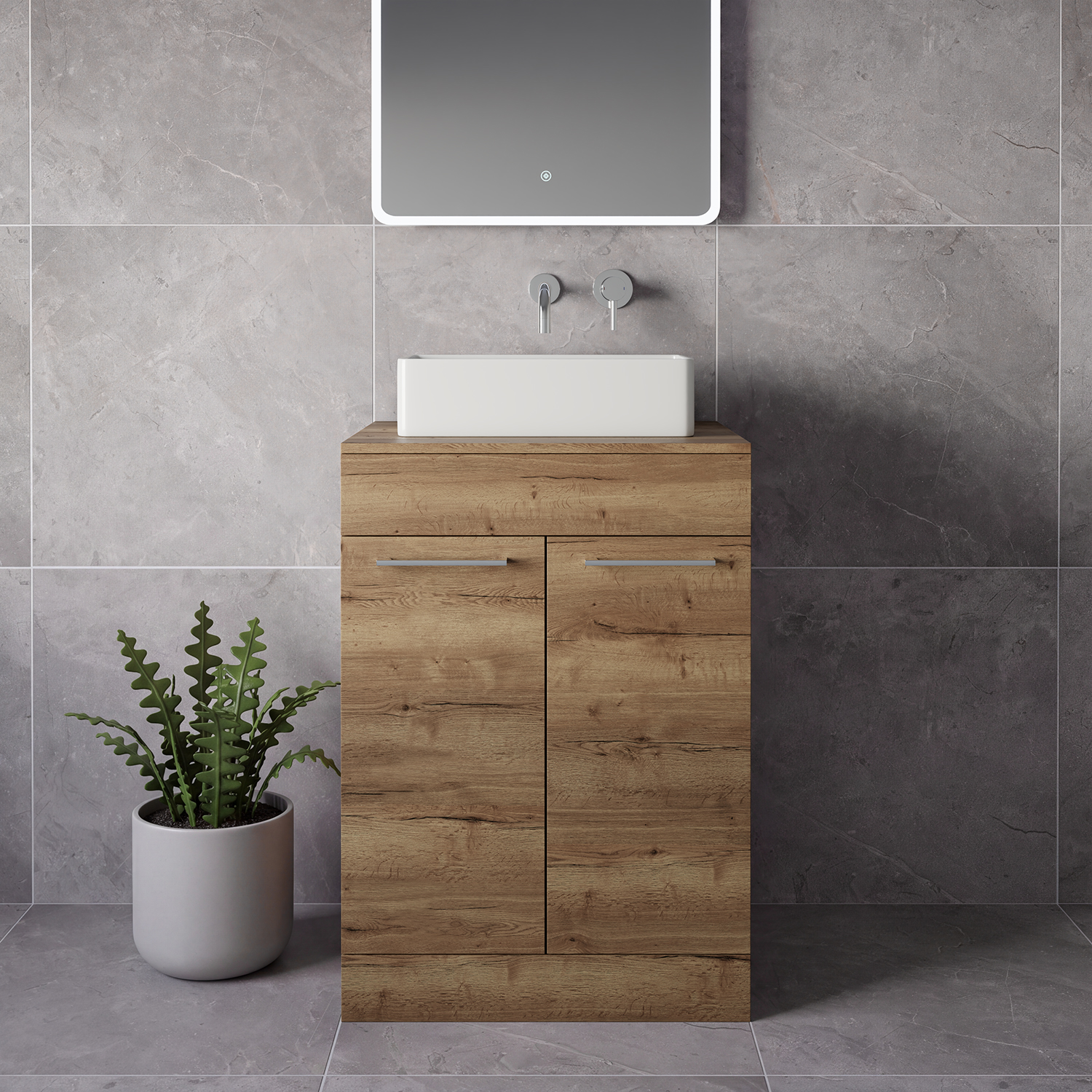 Napoli 460 2 Door Vanity Unit for Countertop Basins