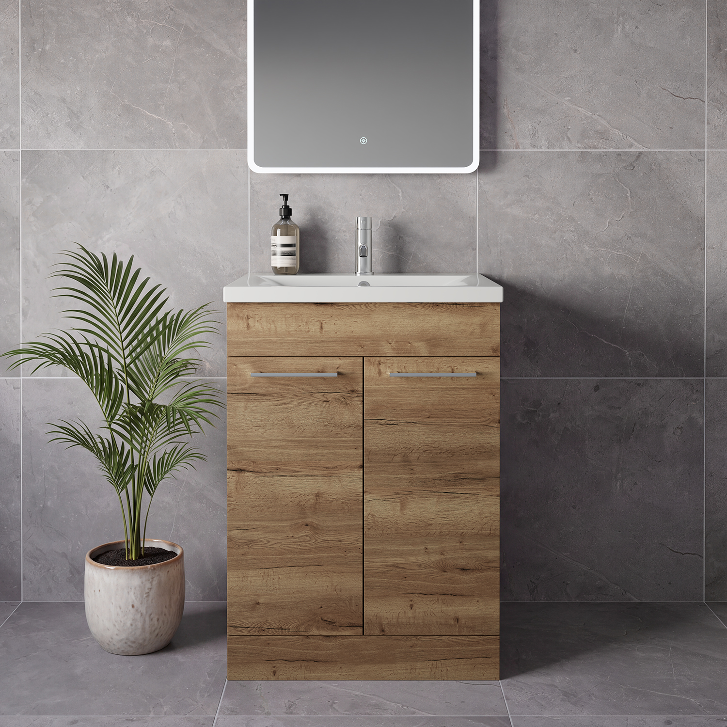 Napoli 460 2 Door Vanity Unit with Glide Basin