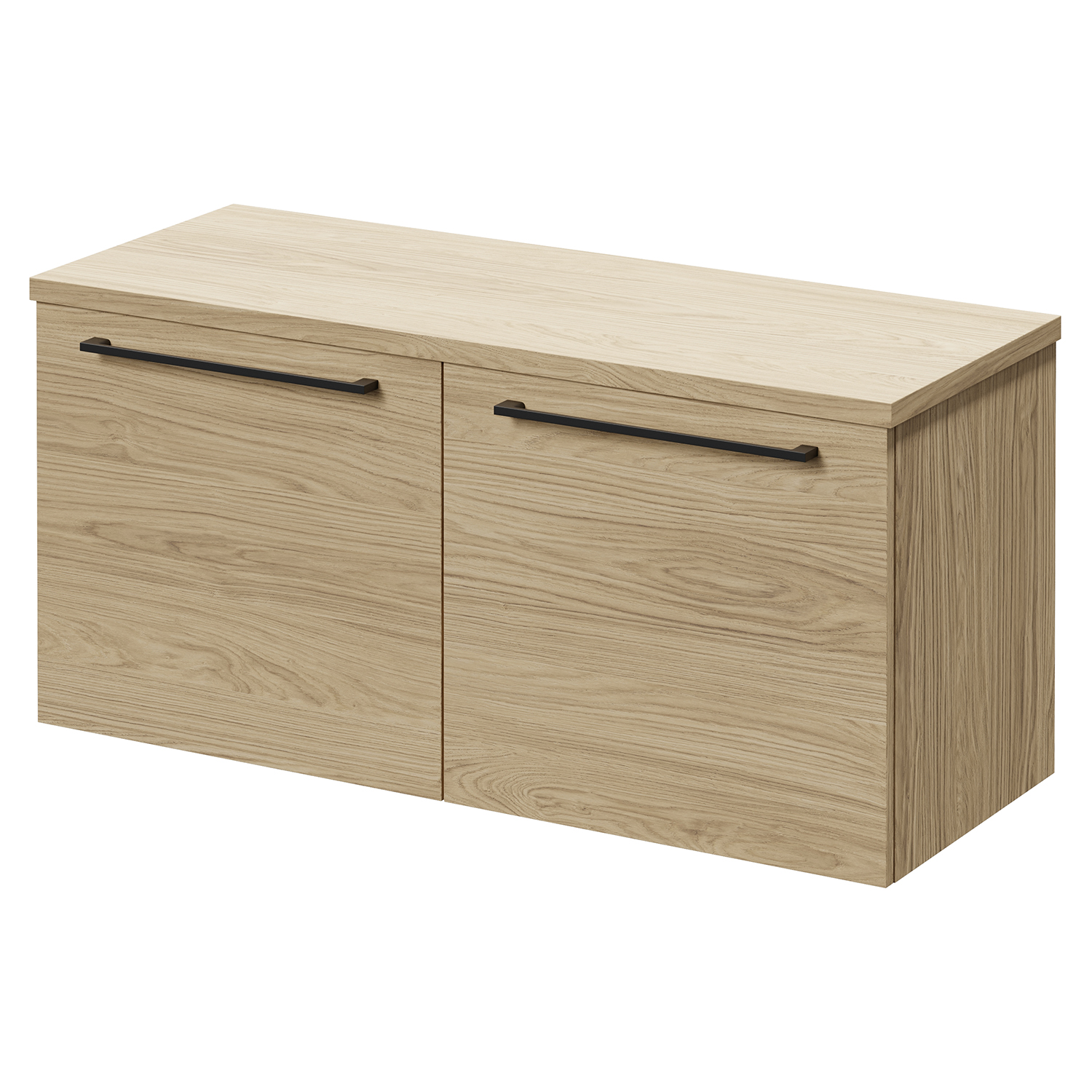 Napoli 390 Wall Mounted 2 Drawer Vanity Unit for Countertop Basins