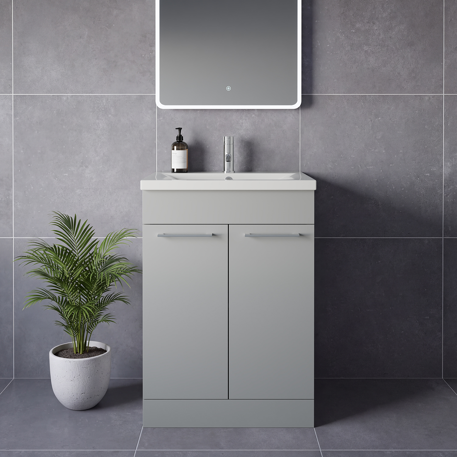 Napoli 460 2 Door Vanity Unit with Glide Basin