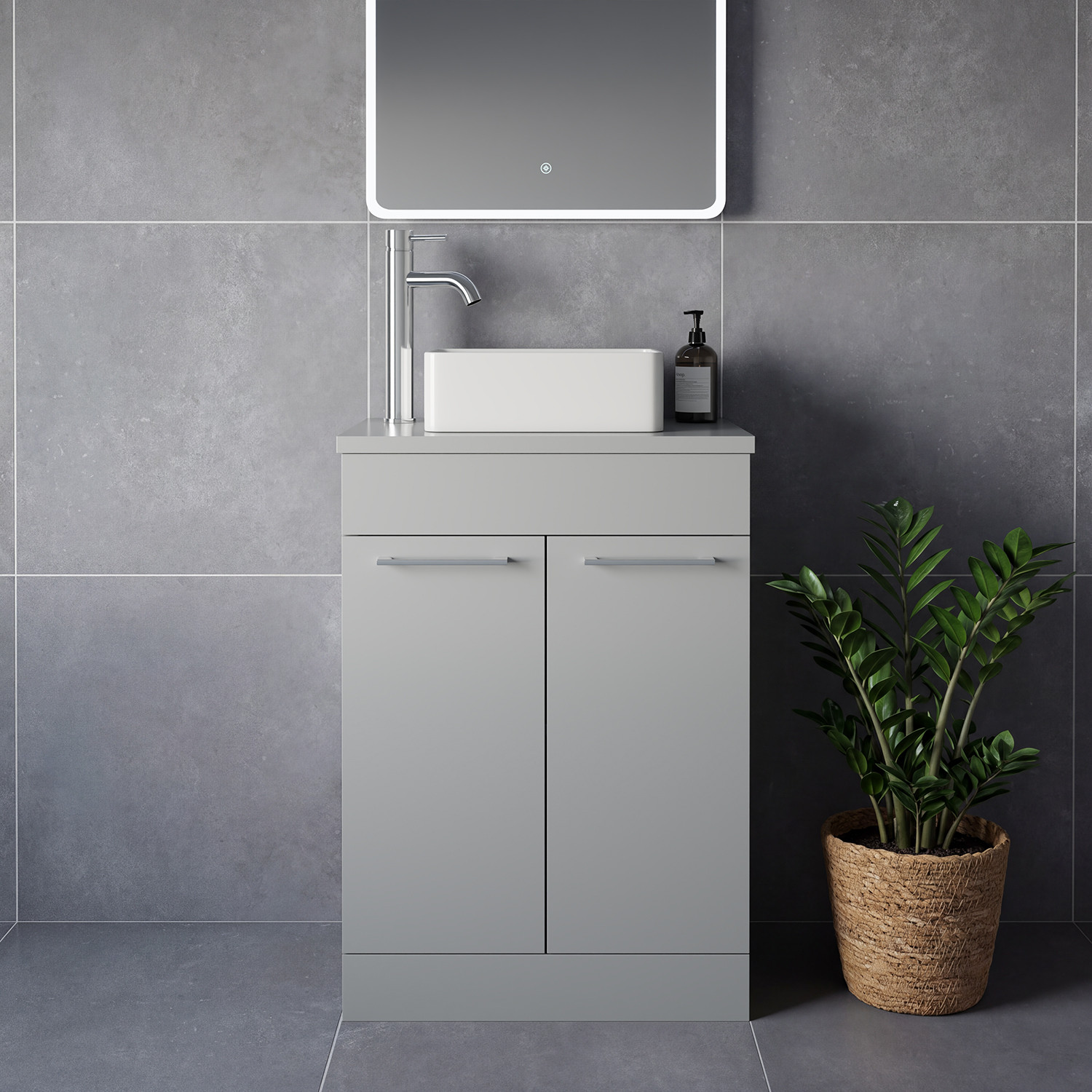 Napoli 390 2 Door Vanity Unit for Countertop Basins