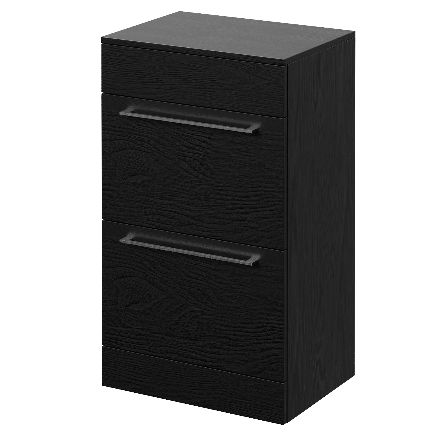 Napoli Nero Oak 390 2 Drawer Vanity Unit For Countertop Basins | | Mdf | 500Mm