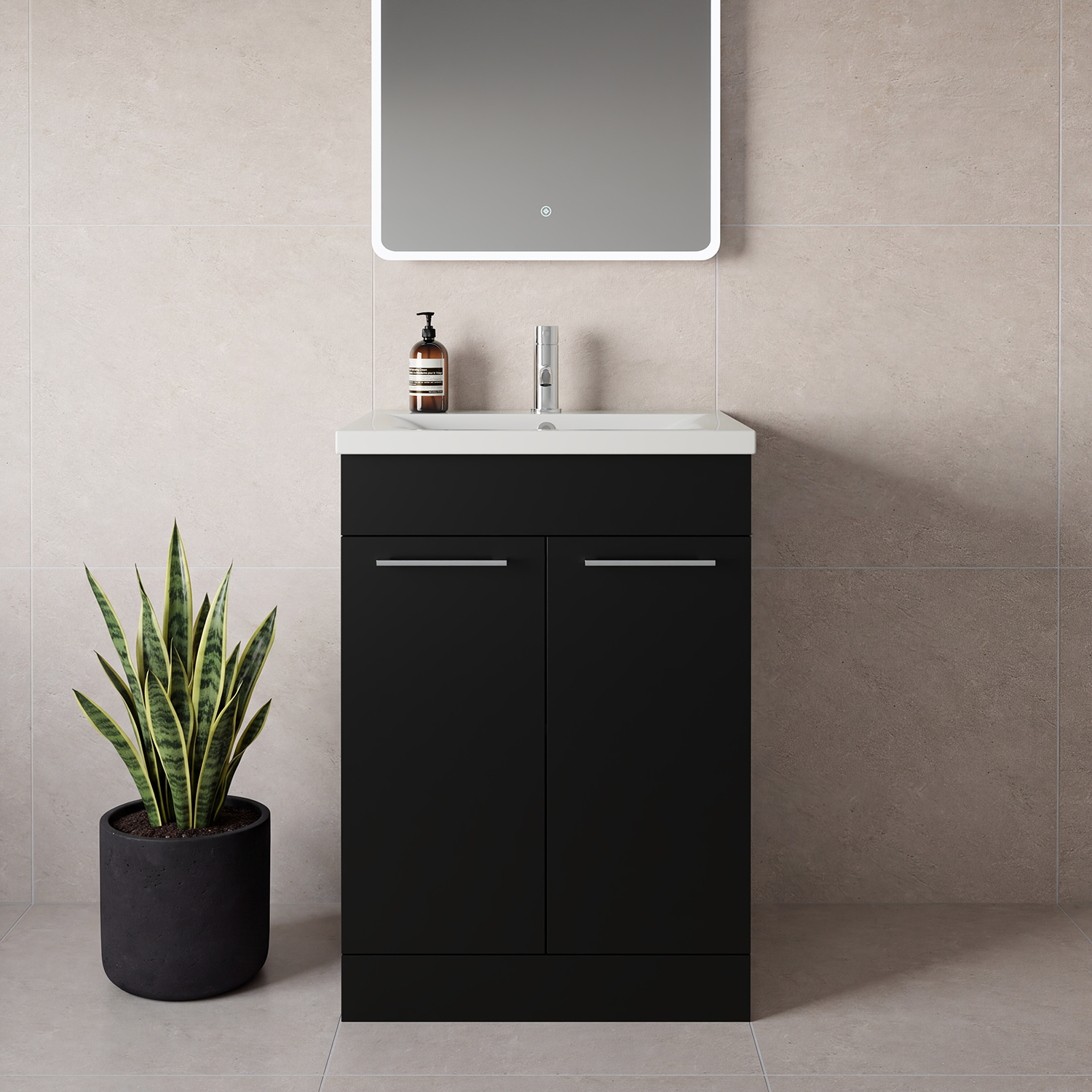 Napoli 460 2 Door Vanity Unit with Glide Basin