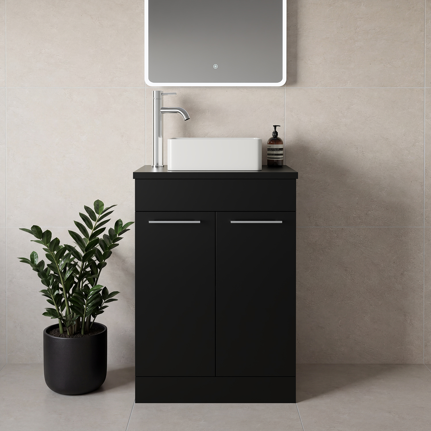 Napoli 390 2 Door Vanity Unit for Countertop Basins