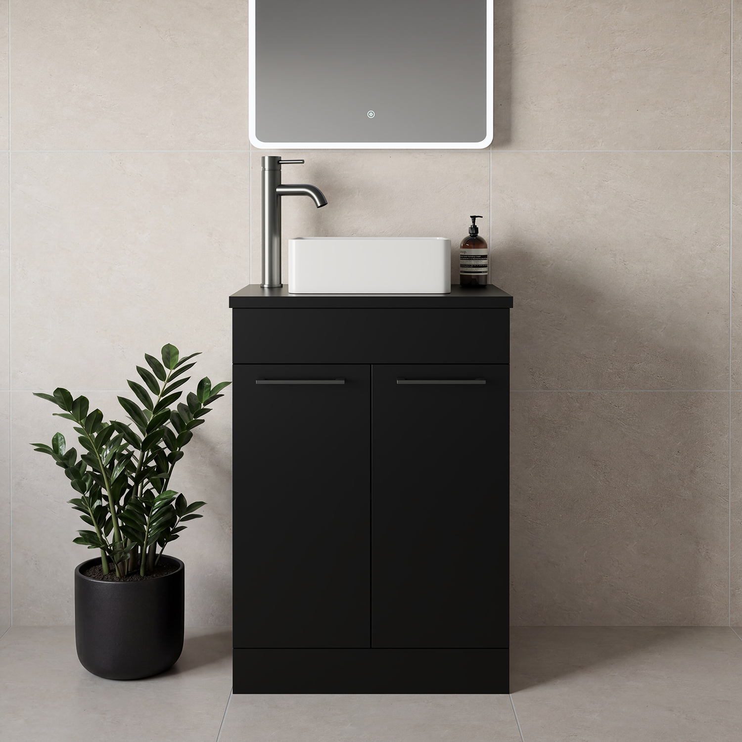 Napoli 390 2 Door Vanity Unit for Countertop Basins