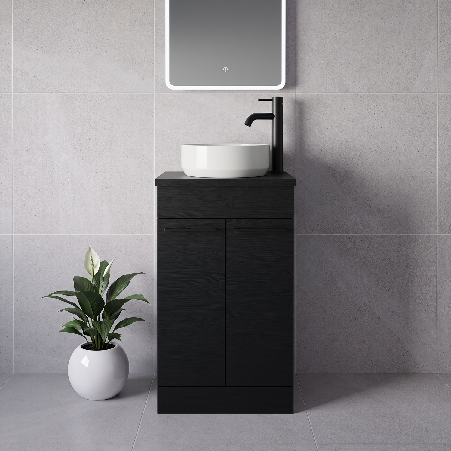 Napoli 390 2 Door Vanity Unit for Countertop Basins