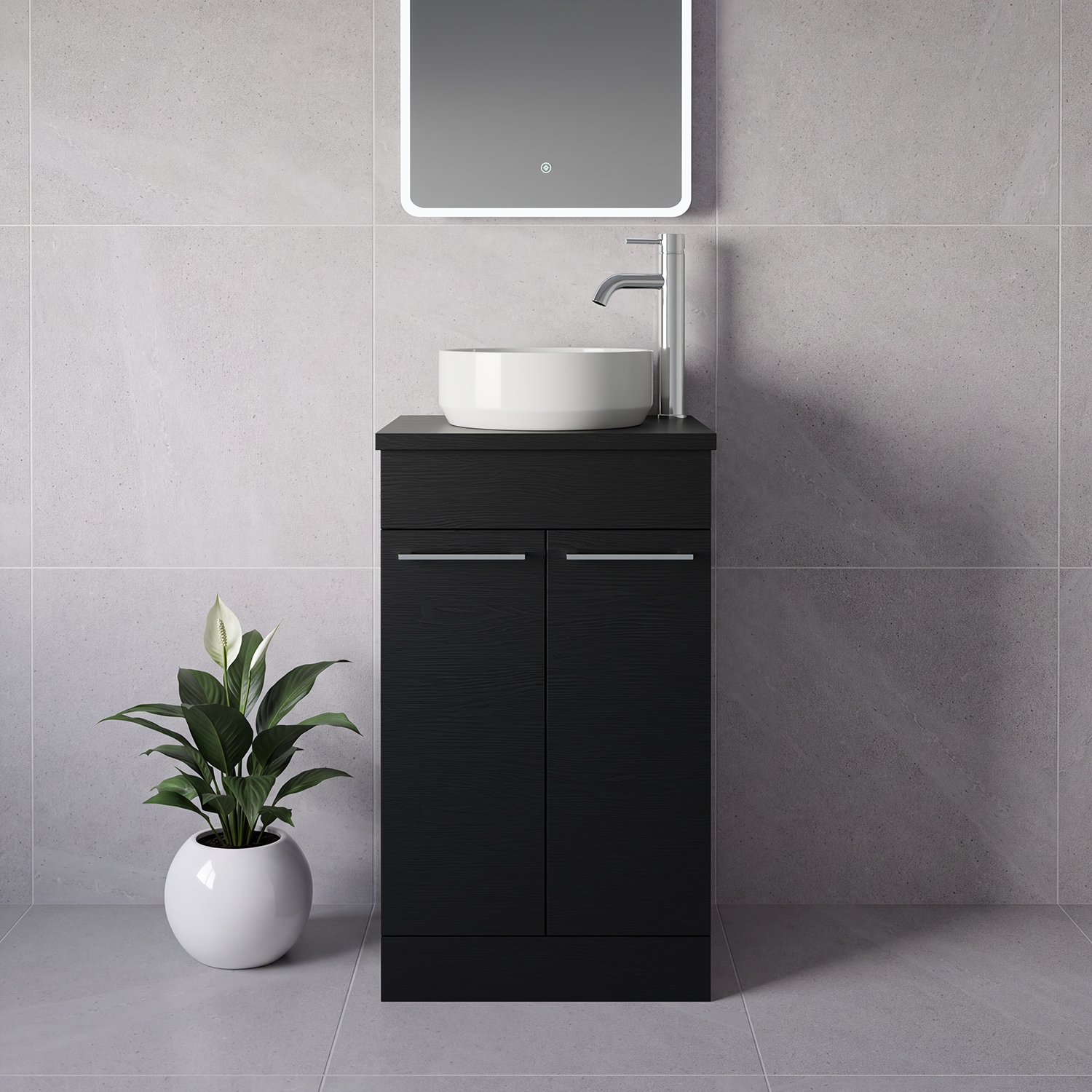 Napoli 390 2 Door Vanity Unit for Countertop Basins