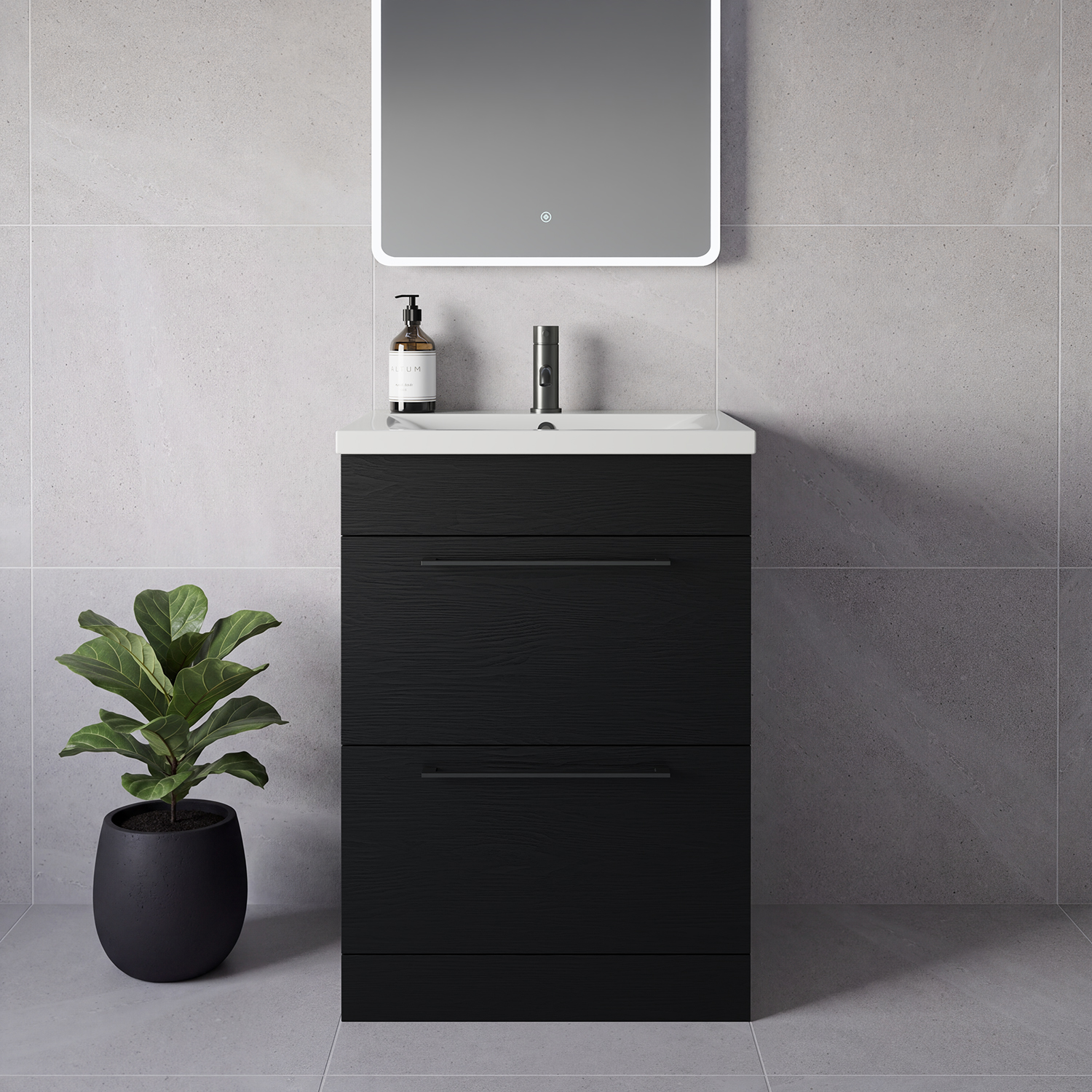 Napoli 460 2 Drawer Vanity Unit with Glide Basin