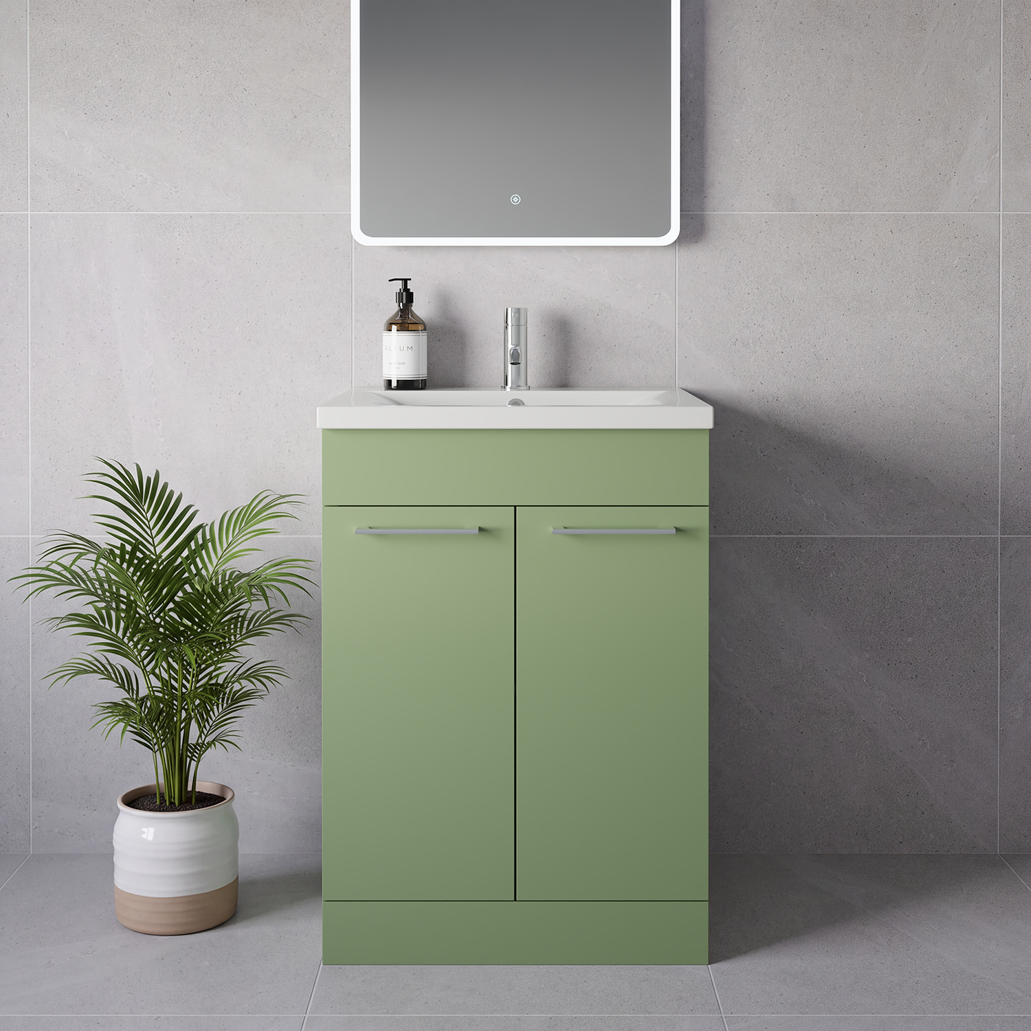 Napoli 460 2 Door Vanity Unit with Glide Basin