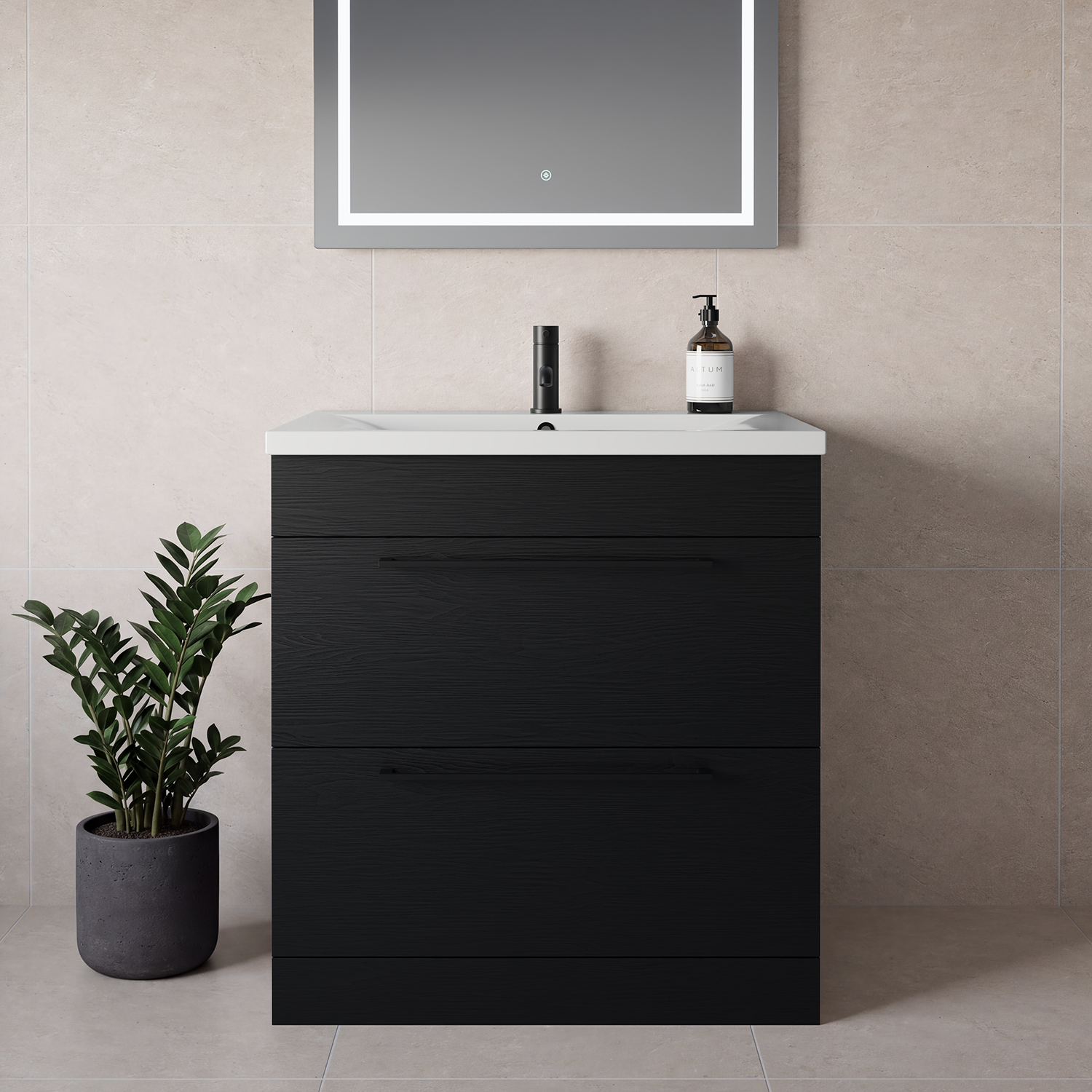 Napoli 460 2 Drawer Vanity Unit with Glide Basin