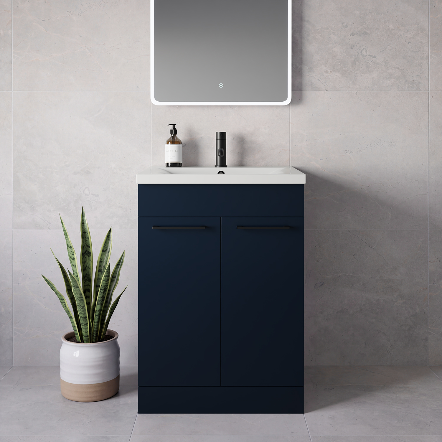 Napoli 460 2 Door Vanity Unit with Glide Basin