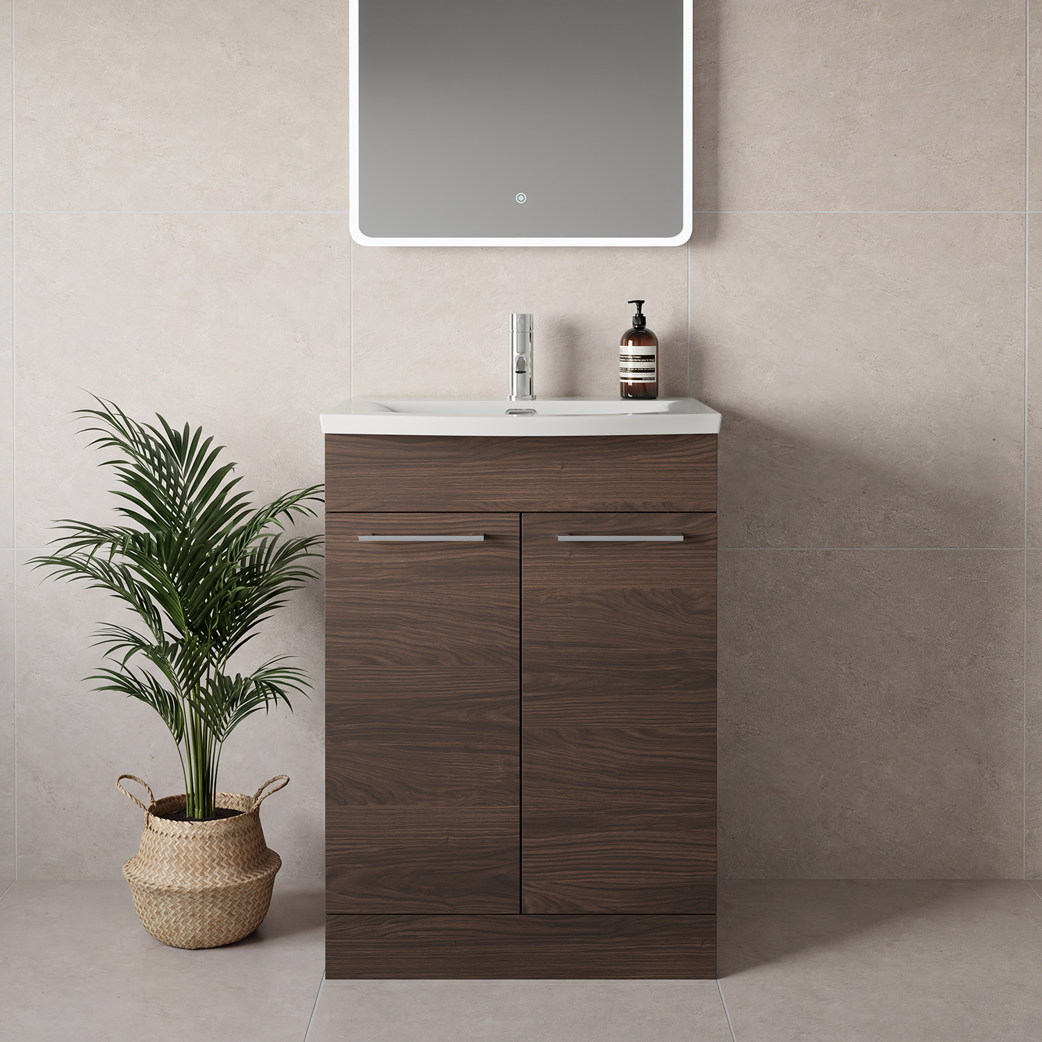 Napoli 390 2 Door Vanity Unit with Arc Basin