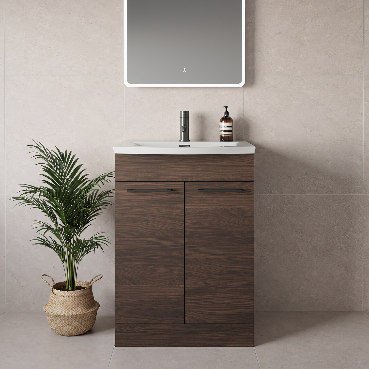 Napoli 390 2 Door Vanity Unit with Arc Basin