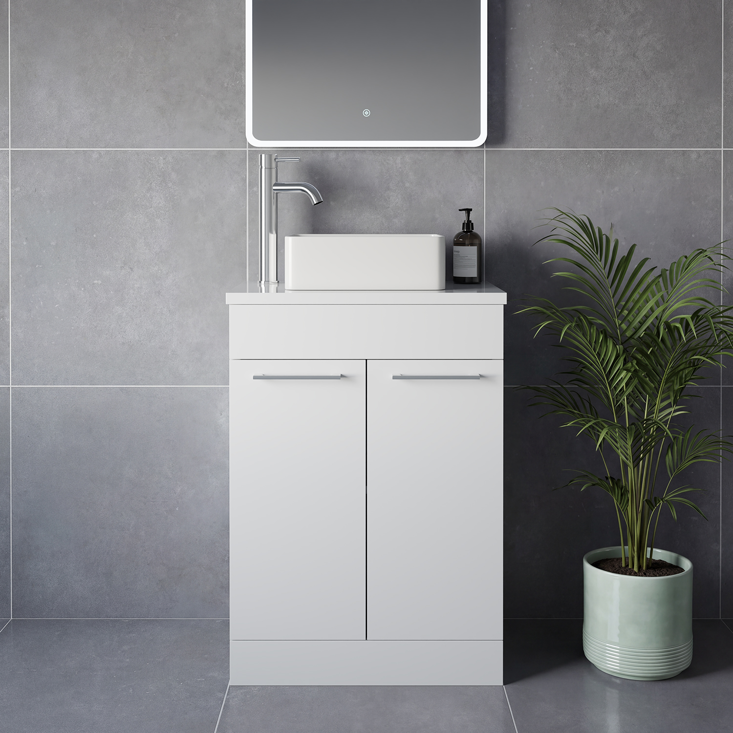 Napoli 390 2 Door Vanity Unit for Countertop Basins