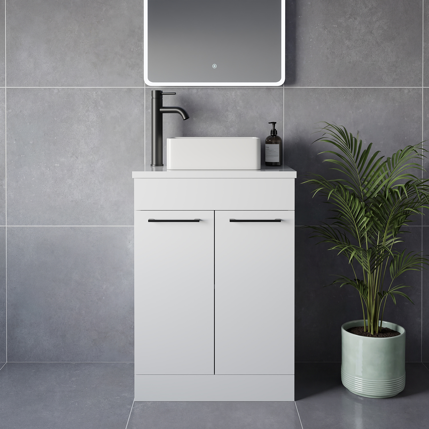 Napoli 390 2 Door Vanity Unit for Countertop Basins