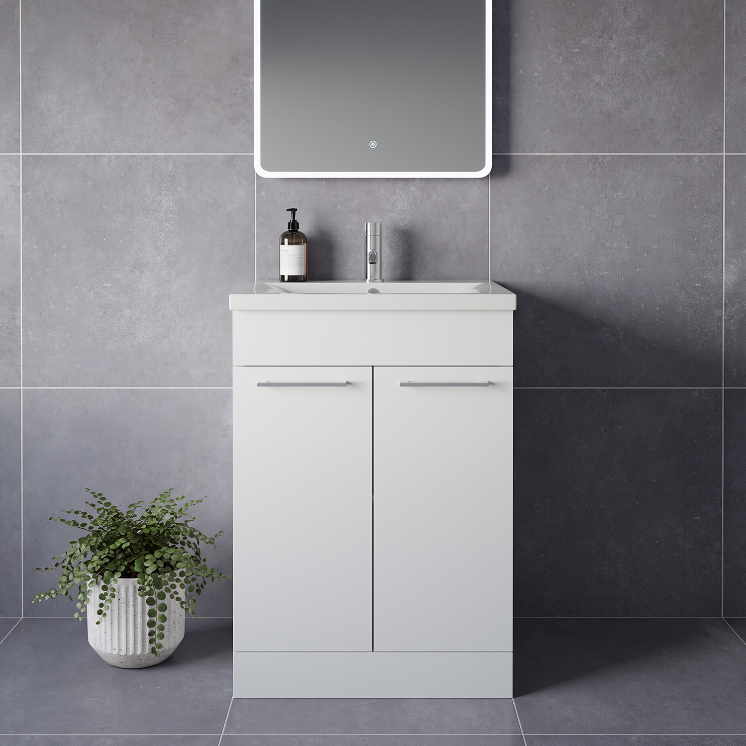 Napoli 460 2 Door Vanity Unit with Glide Basin