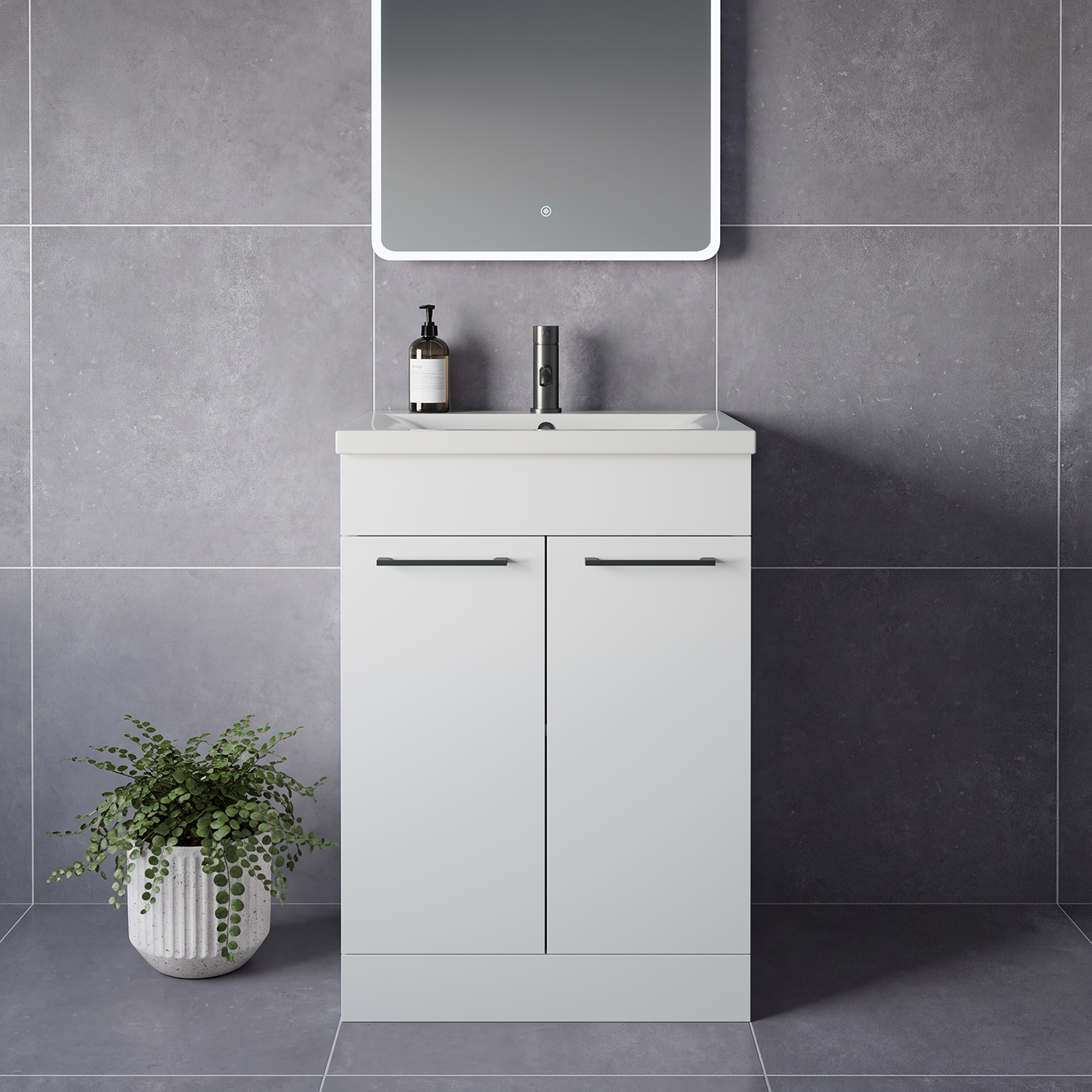 Napoli 460 2 Door Vanity Unit with Glide Basin