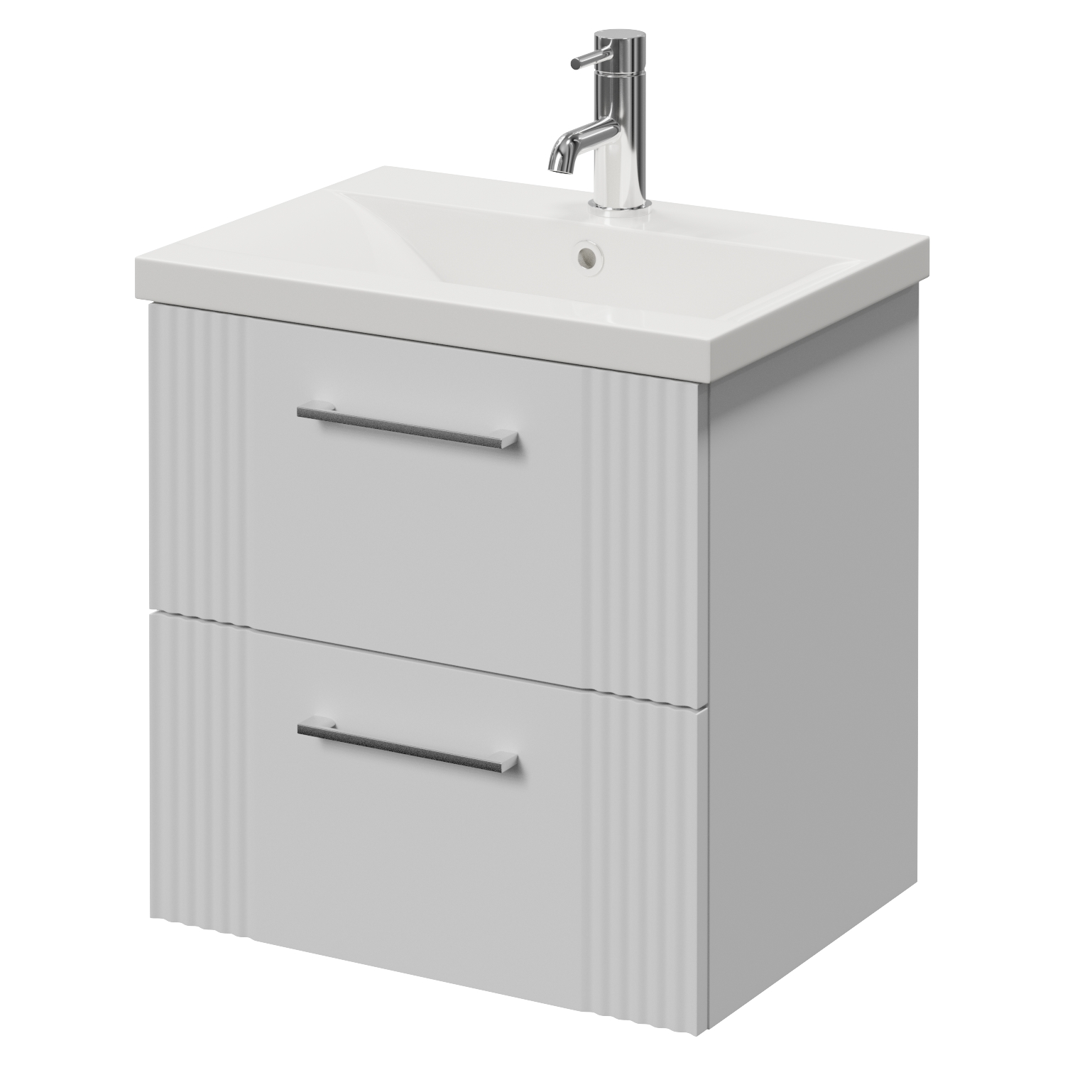 Avant Wall Mounted 2 Drawer Vanity Unit with Glide Basin
