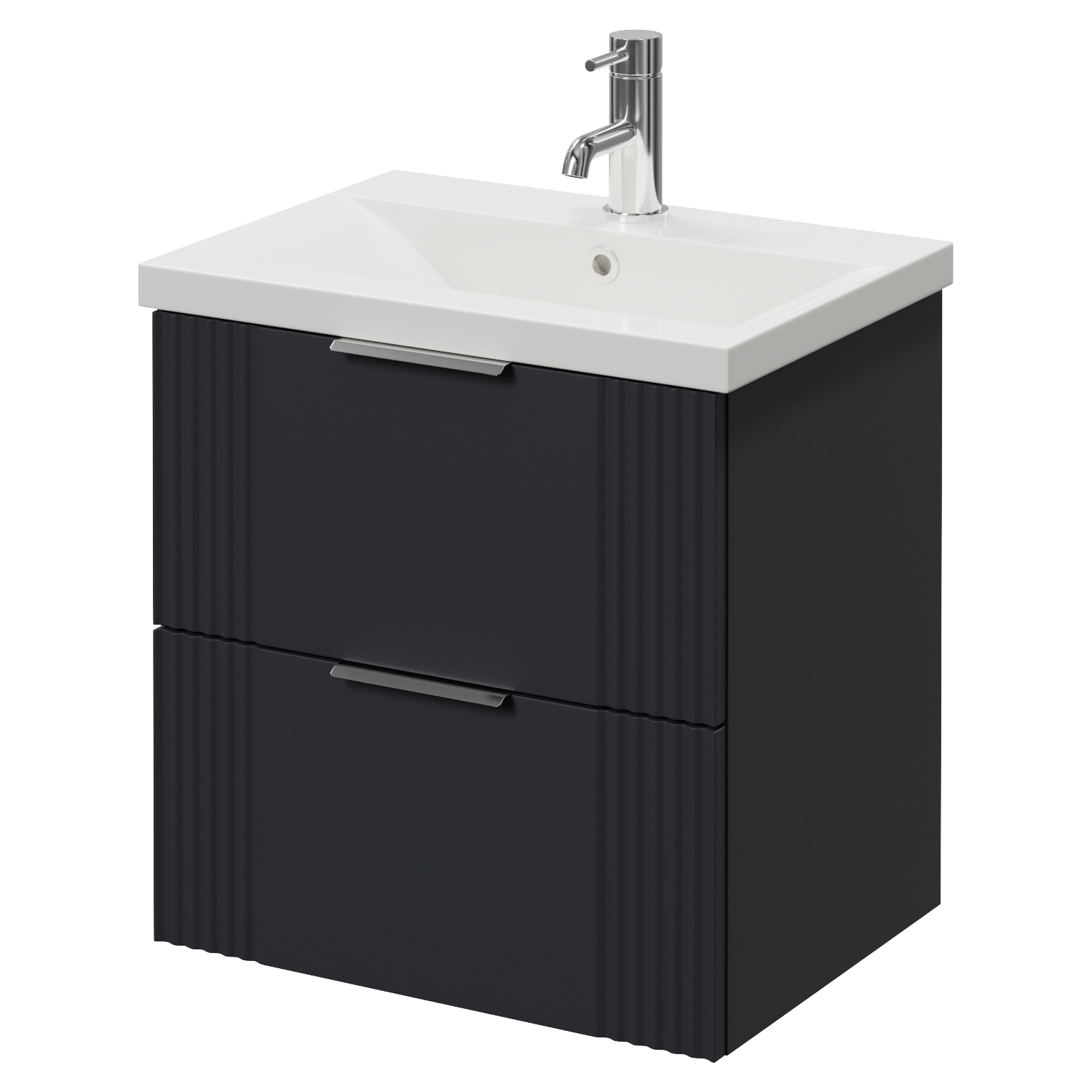 Avant Wall Mounted 2 Drawer Vanity Unit with Glide Basin