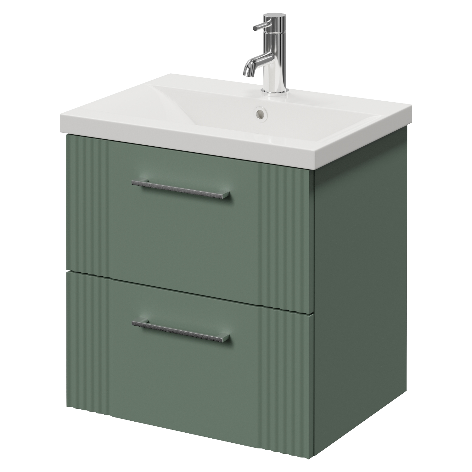 Avant Wall Mounted 2 Drawer Vanity Unit with Glide Basin