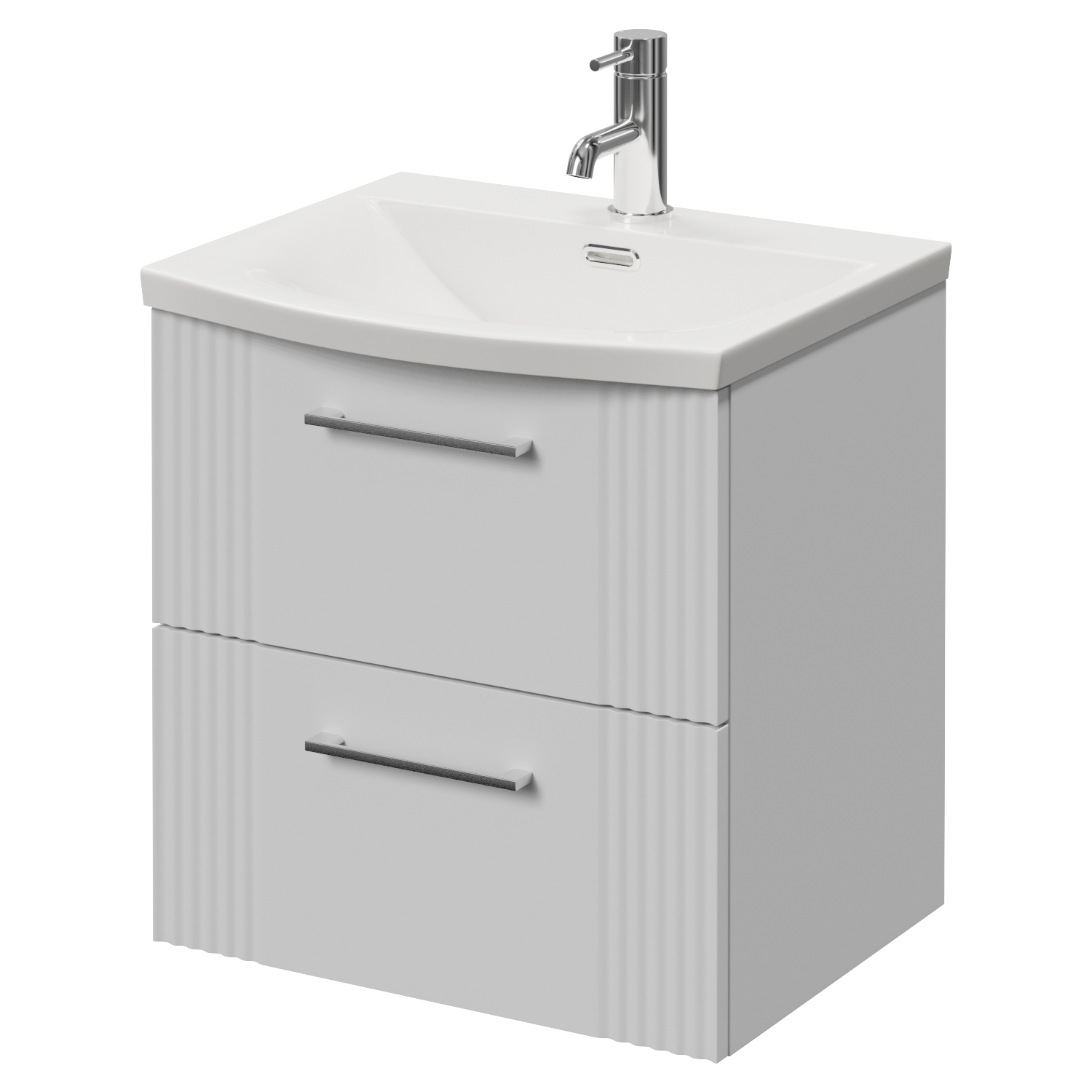 Avant Wall Mounted 2 Drawer Vanity Unit with Arc Basin