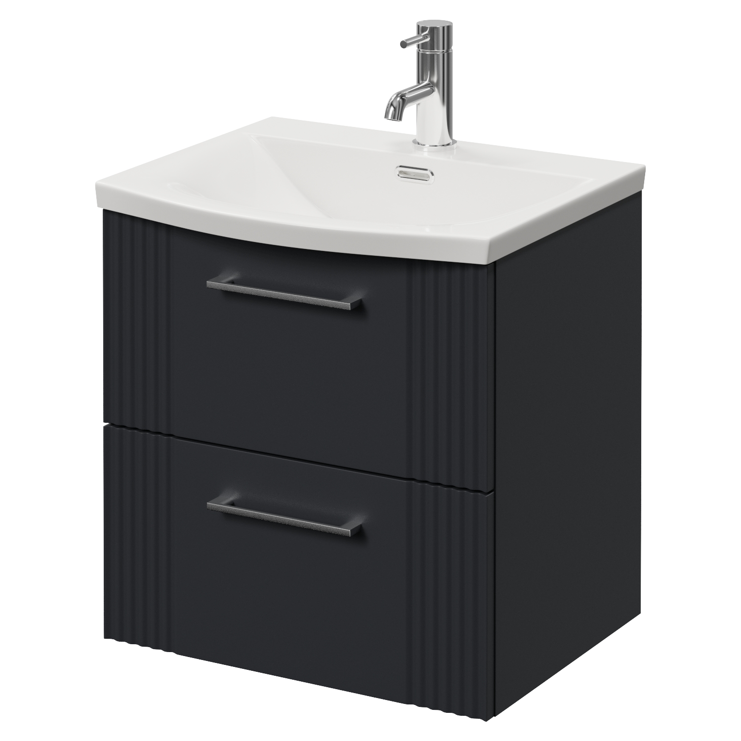 Avant Wall Mounted 2 Drawer Vanity Unit with Arc Basin