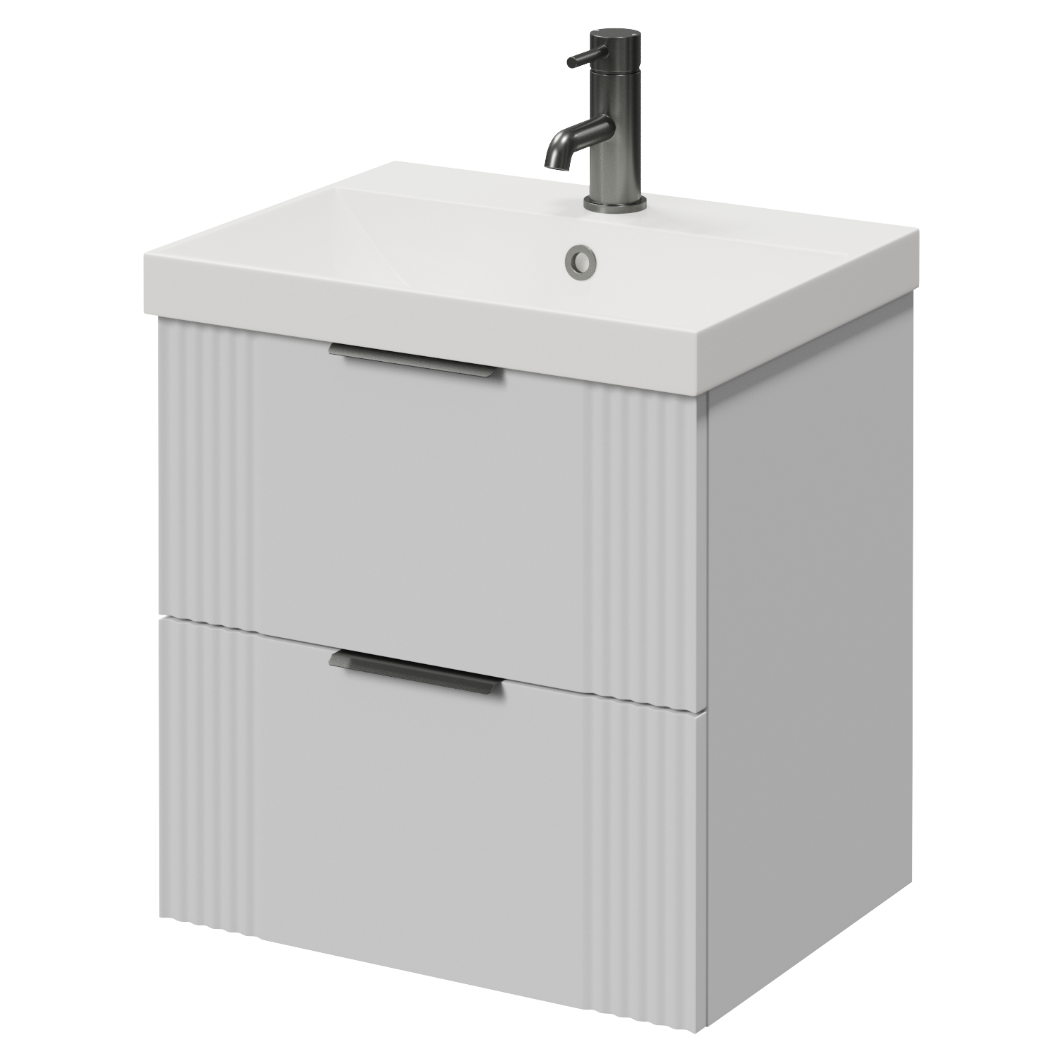 Avant Wall Mounted 2 Drawer Vanity Unit with Rimini Basin