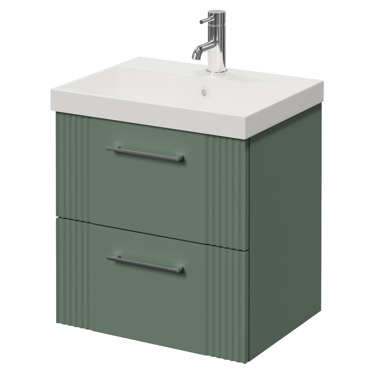 Avant Wall Mounted 2 Drawer Vanity Unit with Rimini Basin