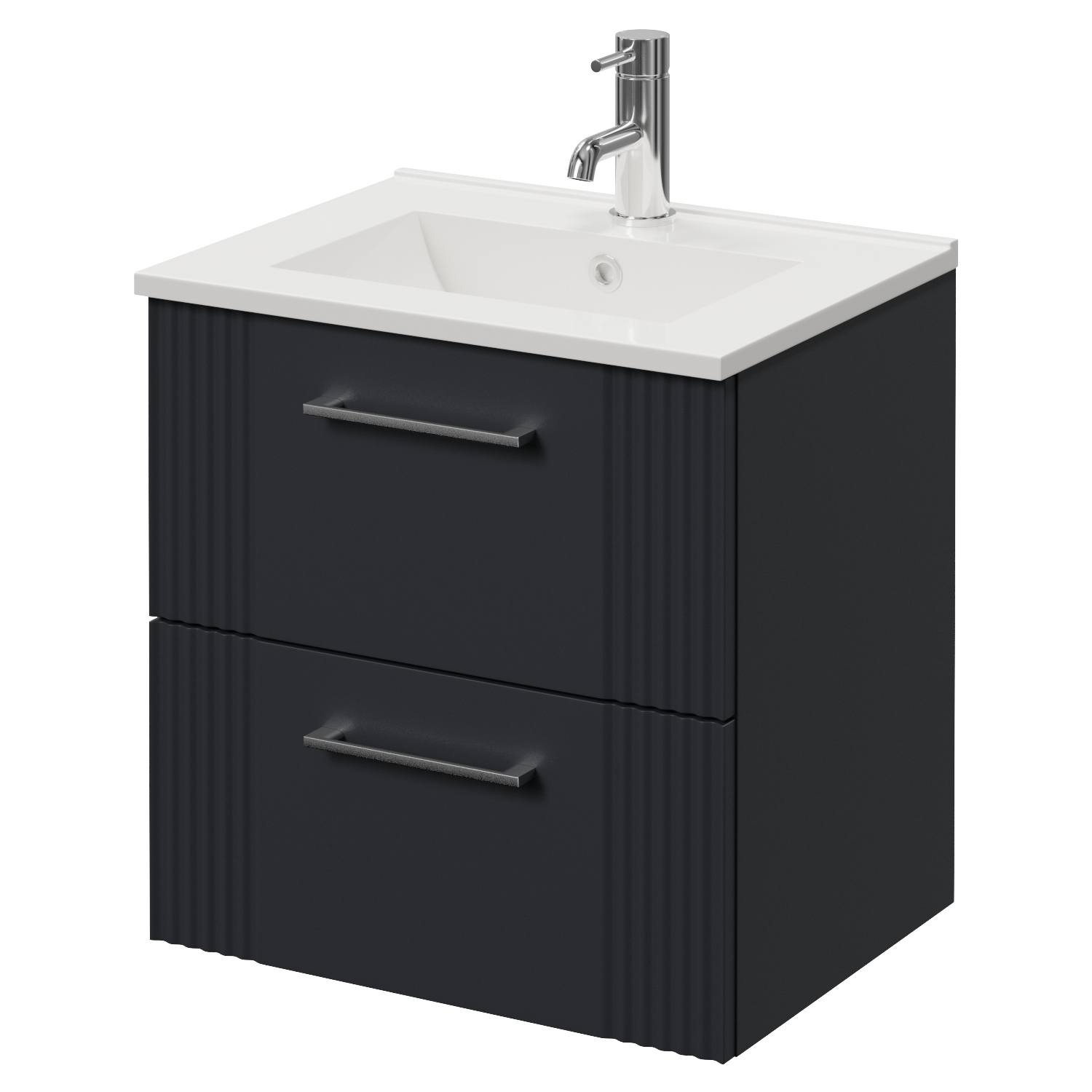 Avant Wall Mounted 2 Drawer Vanity Unit with Angel Basin
