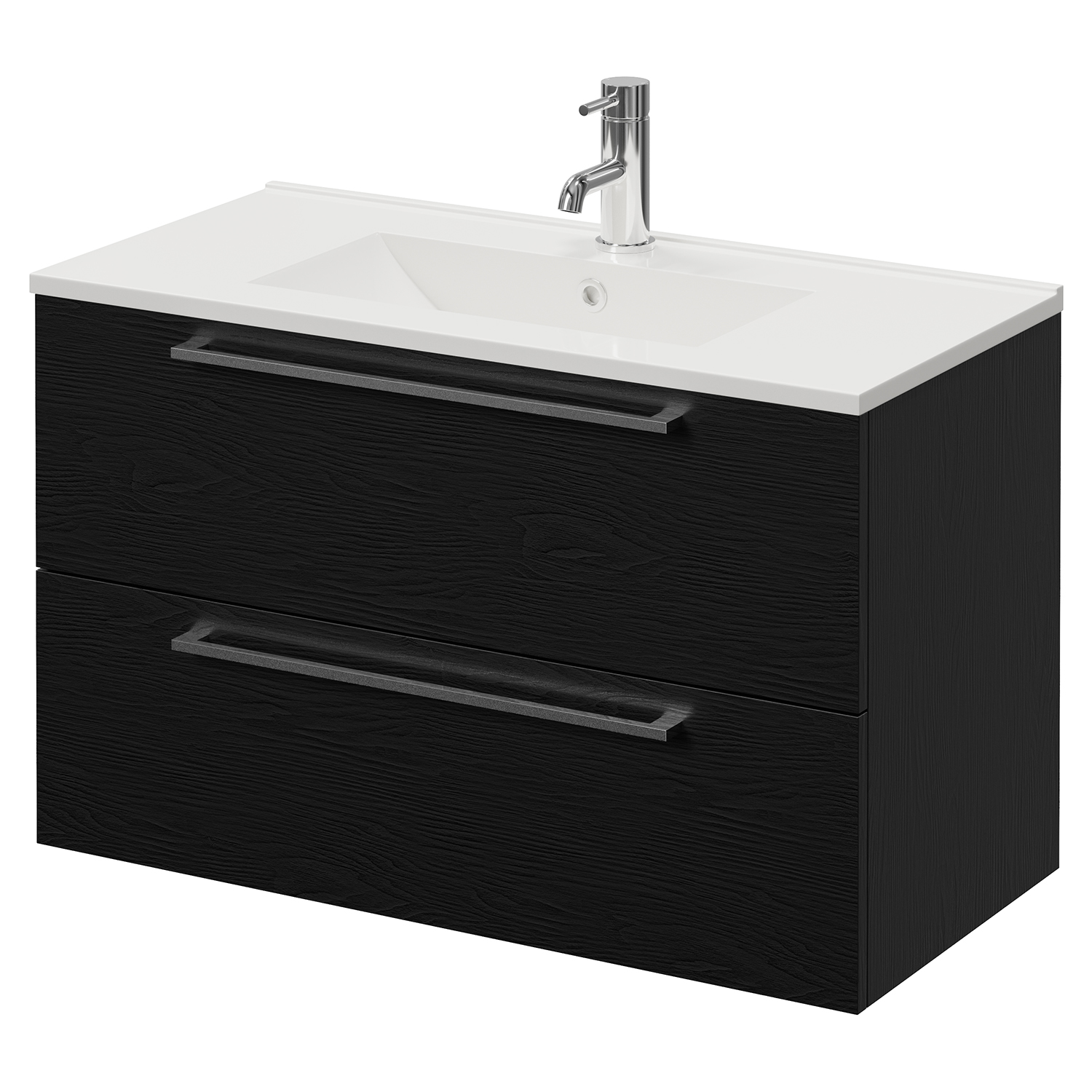 Napoli 390 Wall Mounted 2 Drawer Vanity Unit with Angel Basin