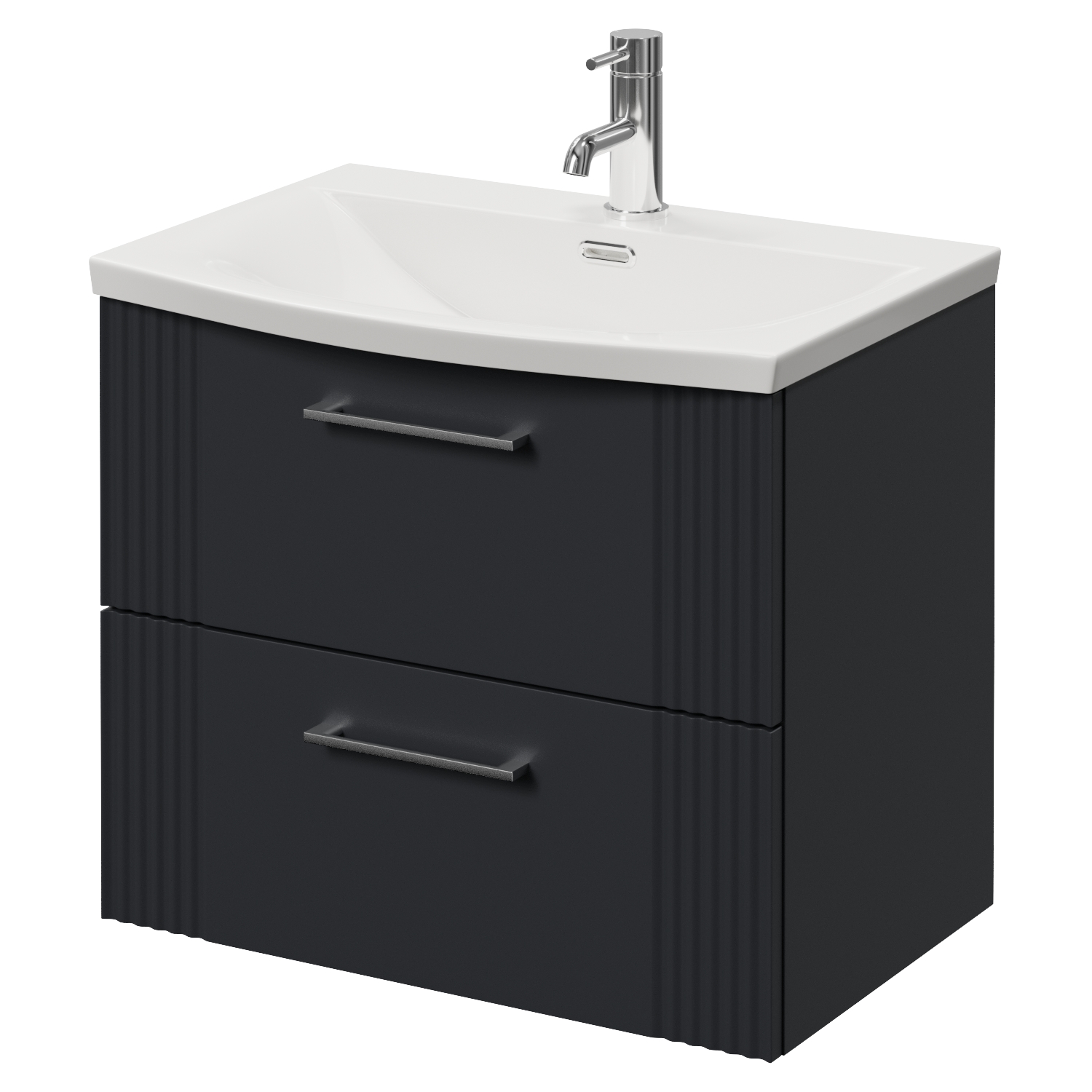 Avant Wall Mounted 2 Drawer Vanity Unit with Arc Basin