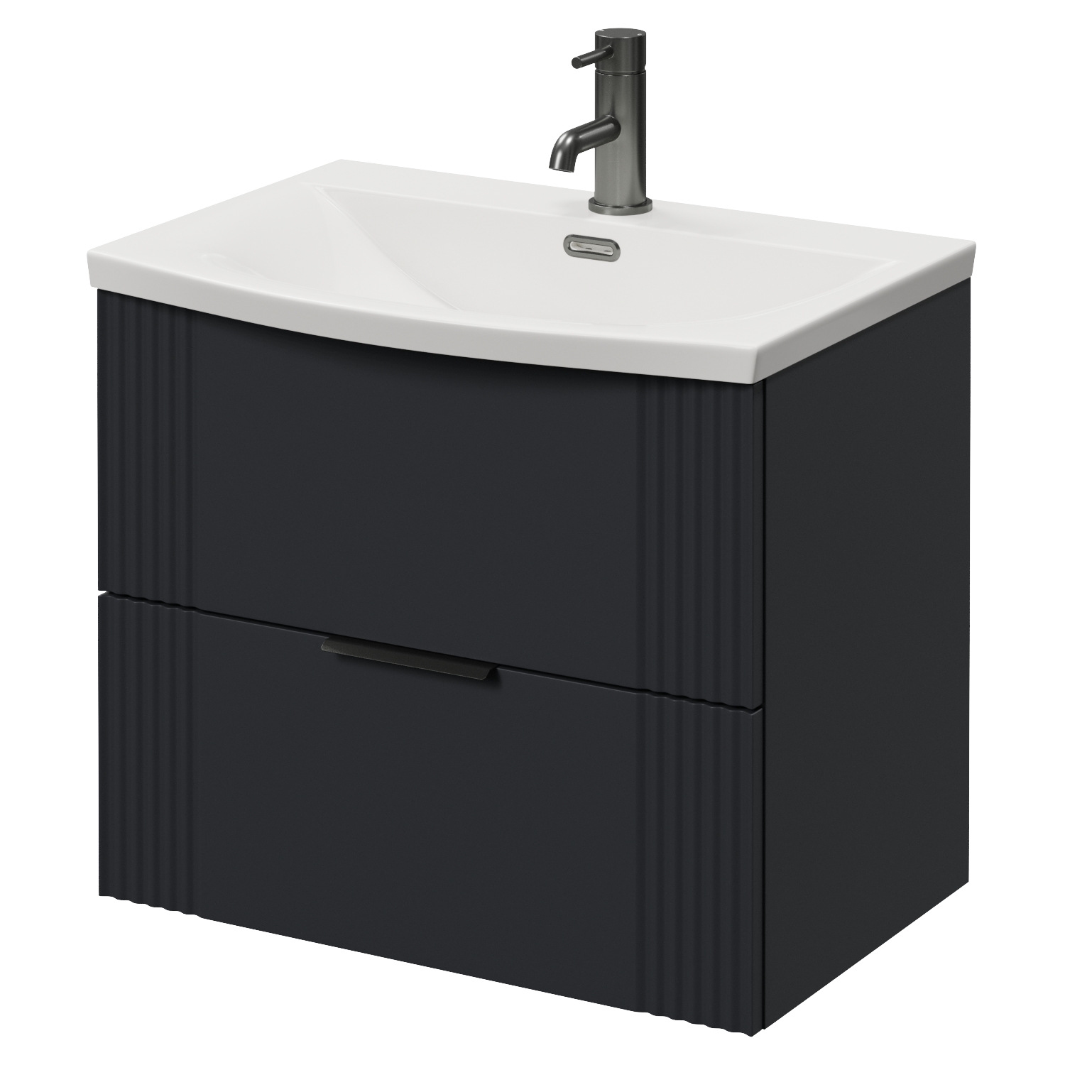 Avant Wall Mounted 2 Drawer Vanity Unit with Arc Basin