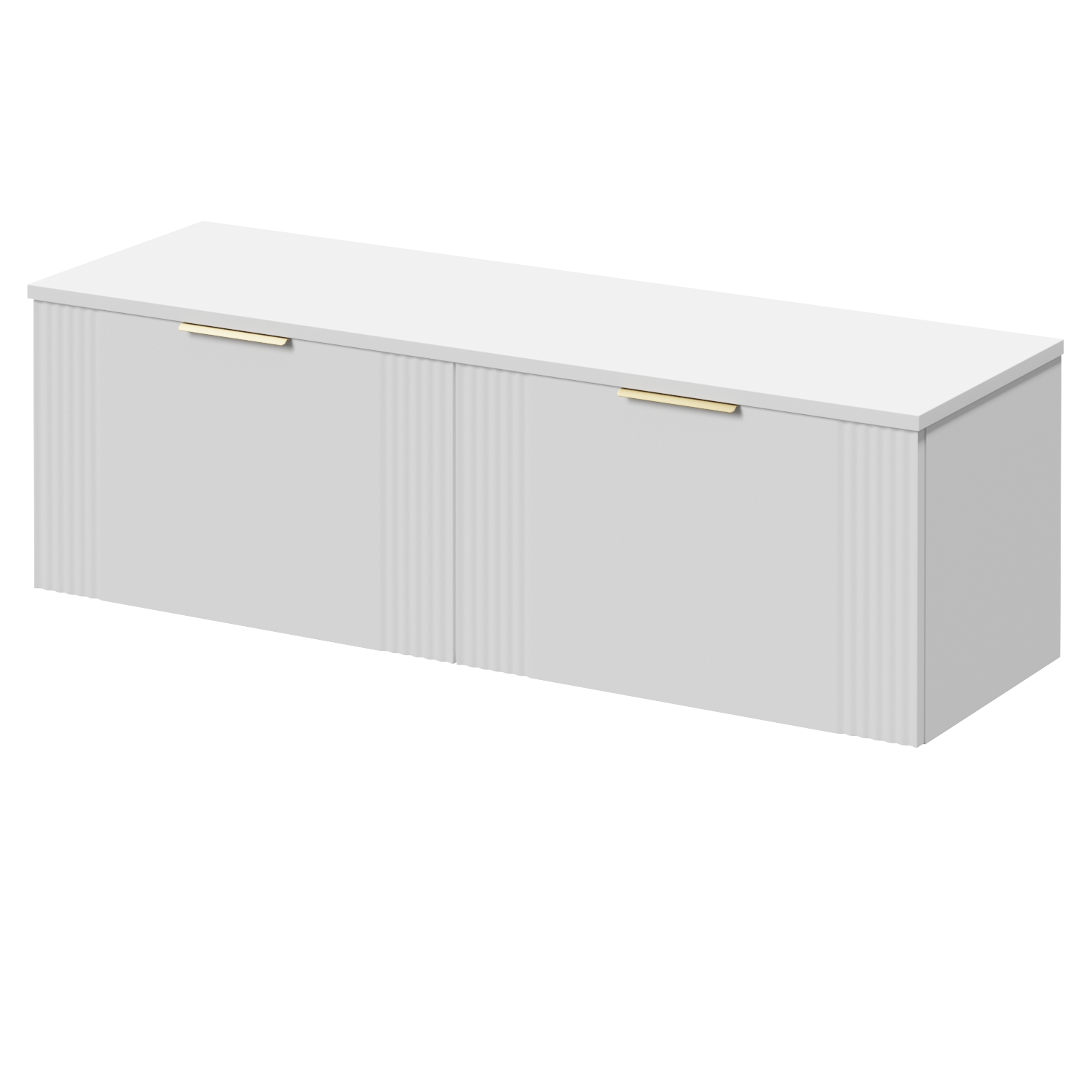 Avant Wall Mounted 2 Drawer Vanity Unit for Countertop Basins